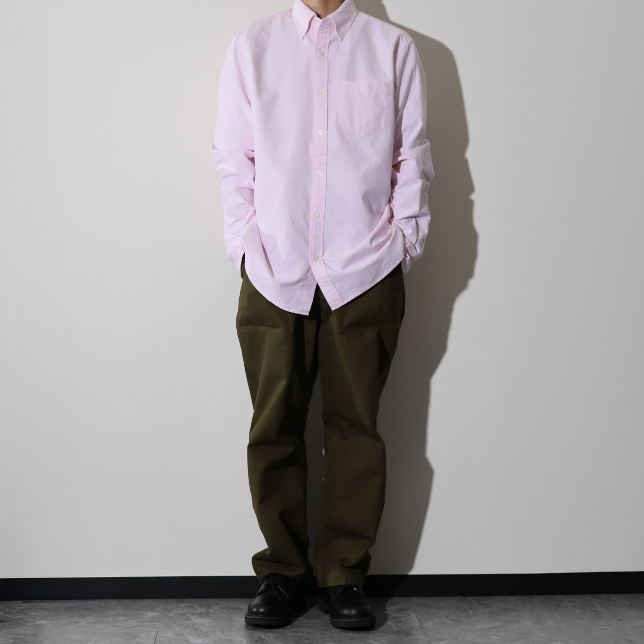 BROOKS BROTHERS / CASUAL OXFORD CLOTH SHIRTS PINK