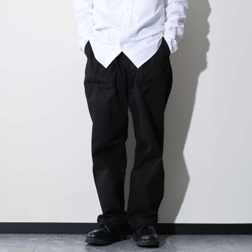 HOUSTON / 10158 U.S.ARMY HBT UTILITY TROUSERS (TAPERD) BLACK