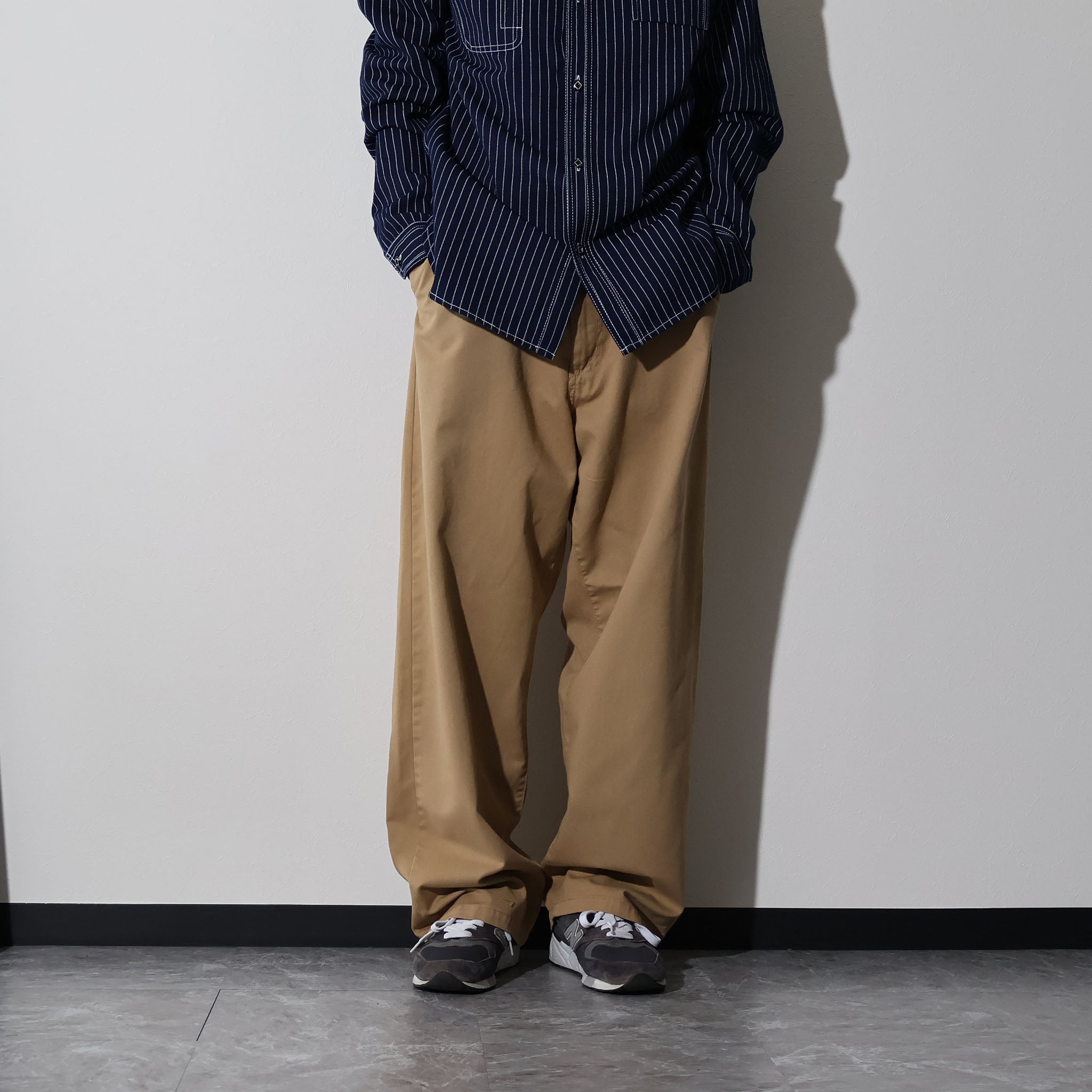 NEO BLUE / BAGGY CHINO PANTS