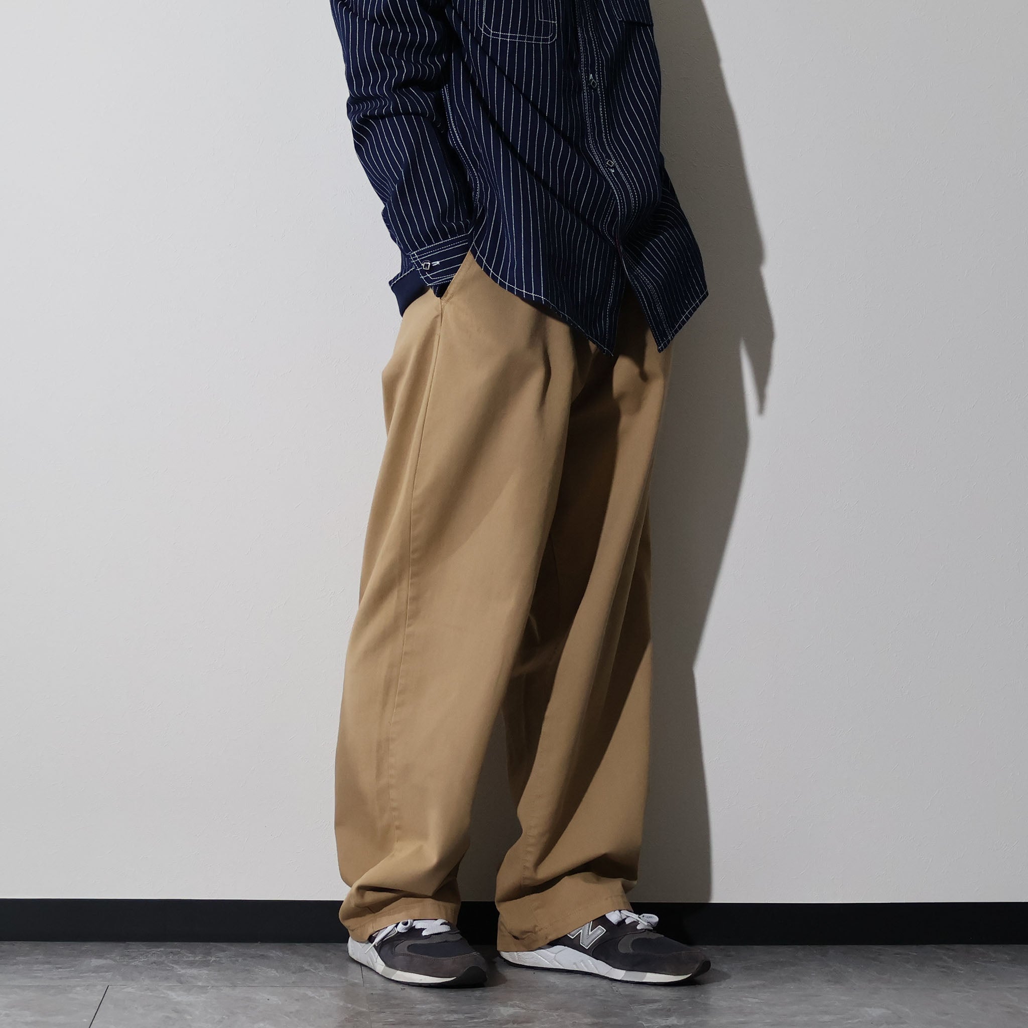 NEO BLUE / BAGGY CHINO PANTS