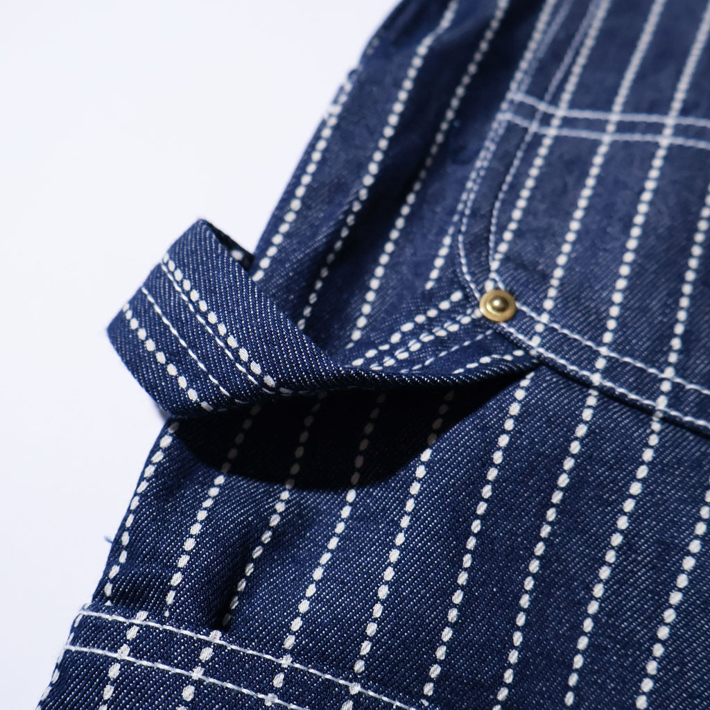 HOUSTON / 10165 WABASH DENIM DOUBLE KNEE PAINTER PANTS