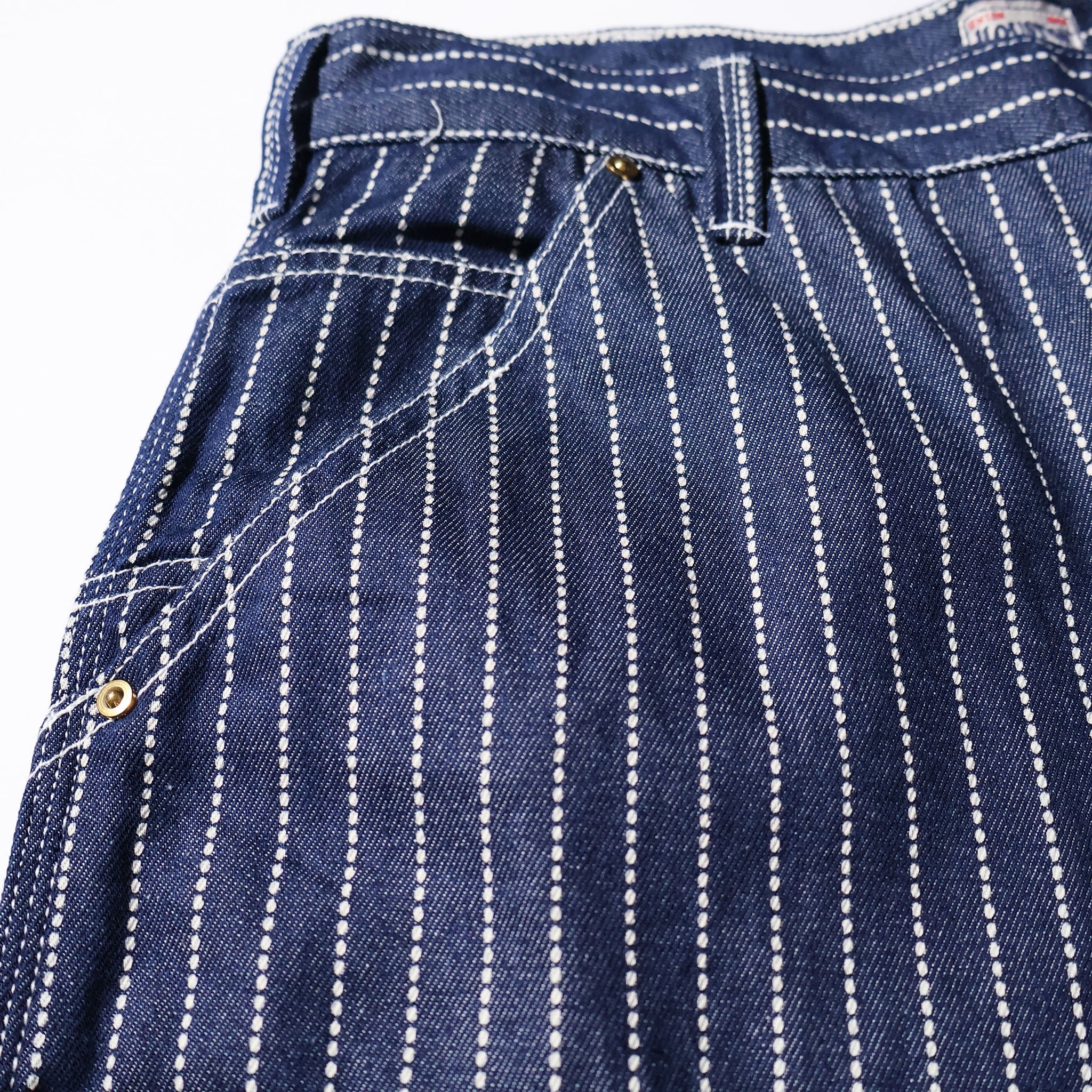 HOUSTON / 10165 WABASH DENIM DOUBLE KNEE PAINTER PANTS