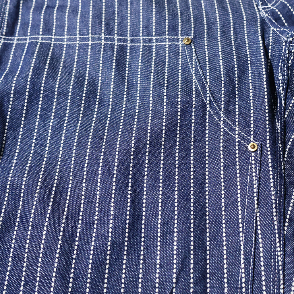 HOUSTON / 10165 WABASH DENIM DOUBLE KNEE PAINTER PANTS