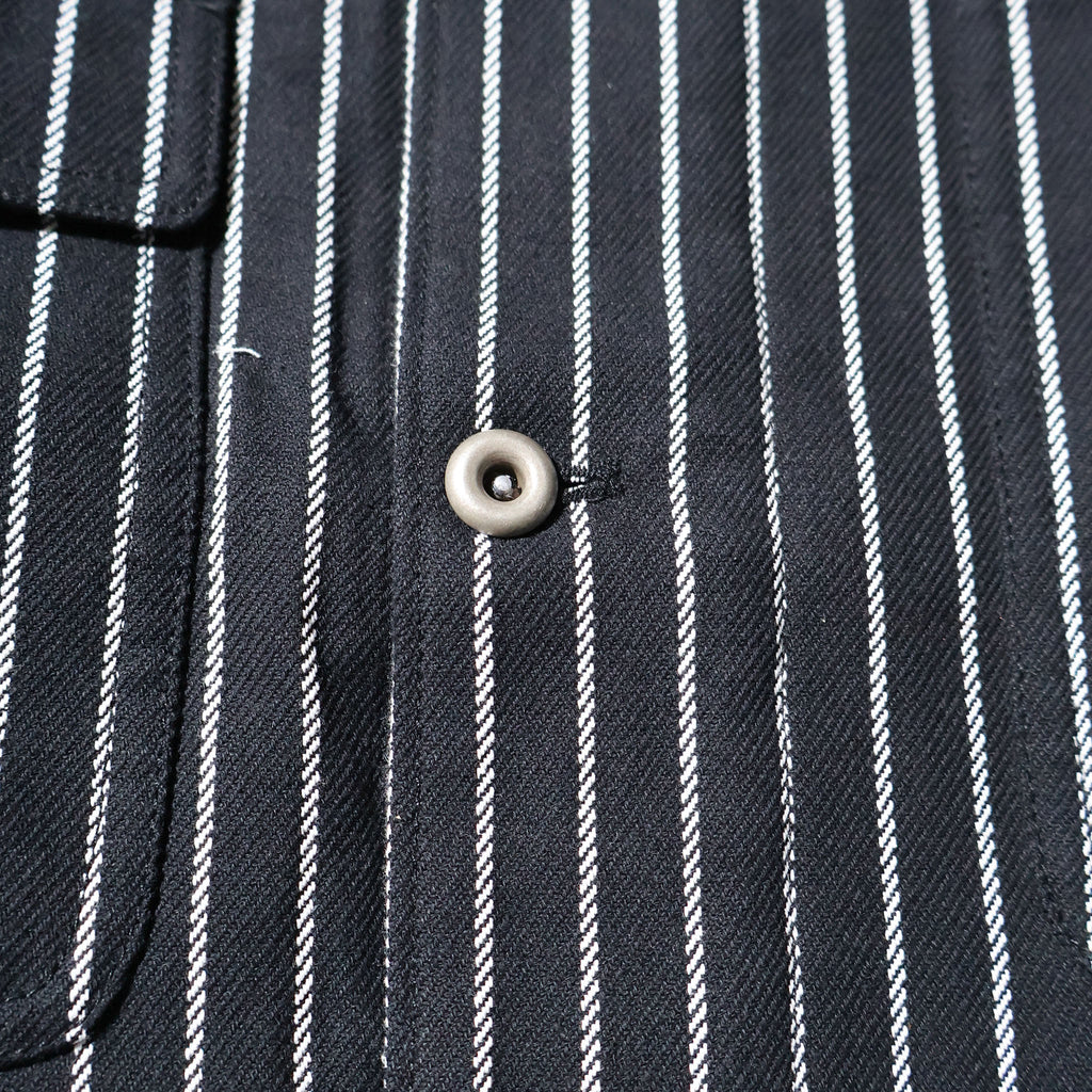HOUSTON / 51500 STRIPE VIYELLA COVERALL BLACK