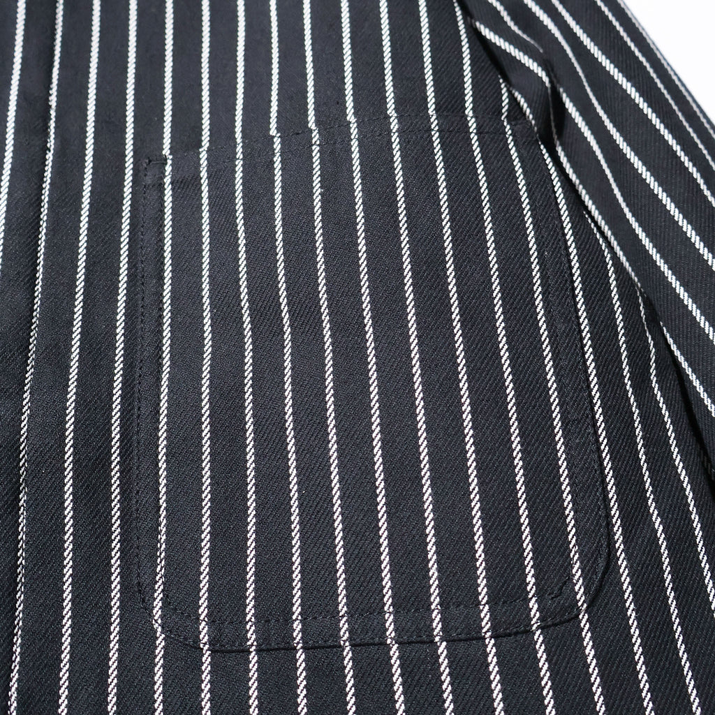 HOUSTON / 51500 STRIPE VIYELLA COVERALL BLACK
