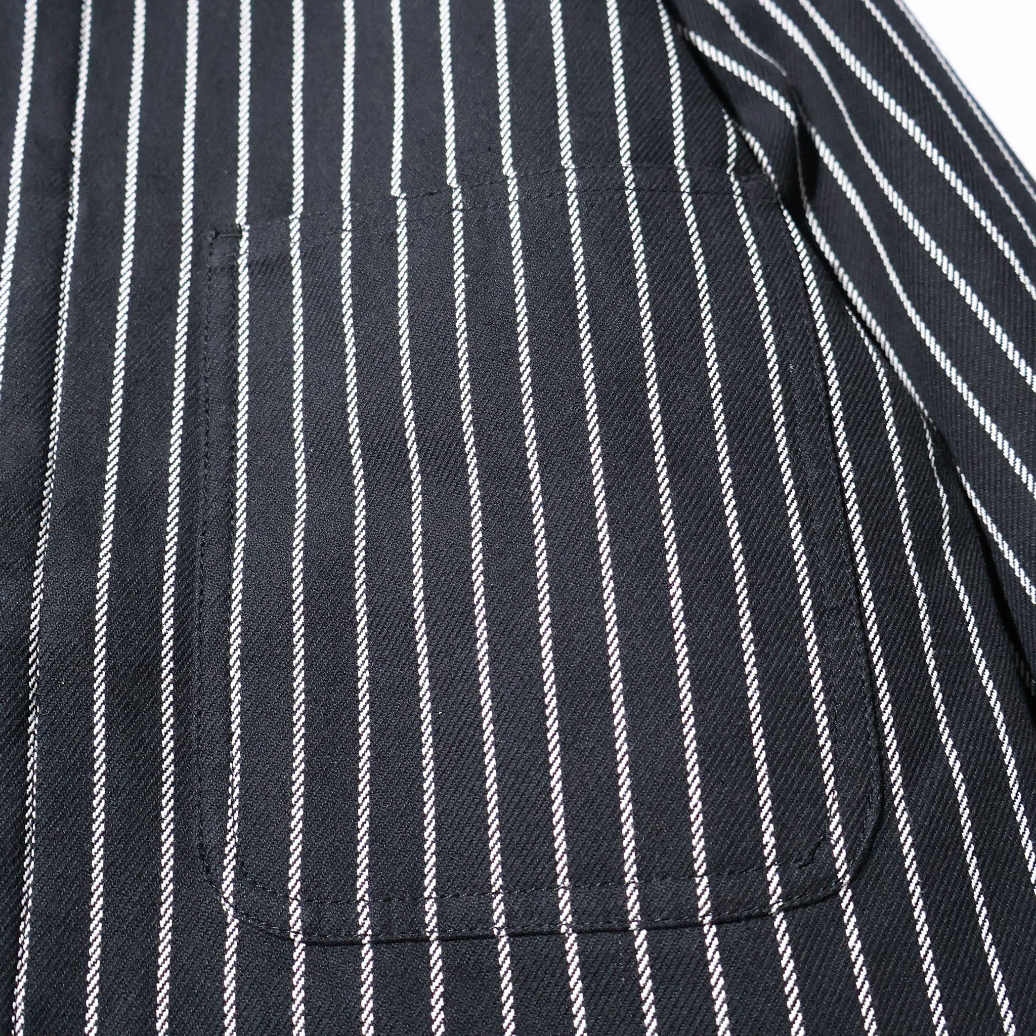 HOUSTON / 51500 STRIPE VIYELLA COVERALL BLACK
