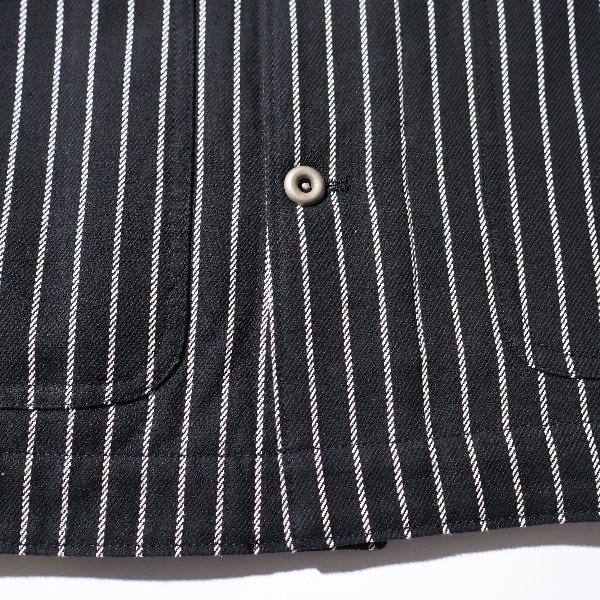 HOUSTON / 51500 STRIPE VIYELLA COVERALL BLACK