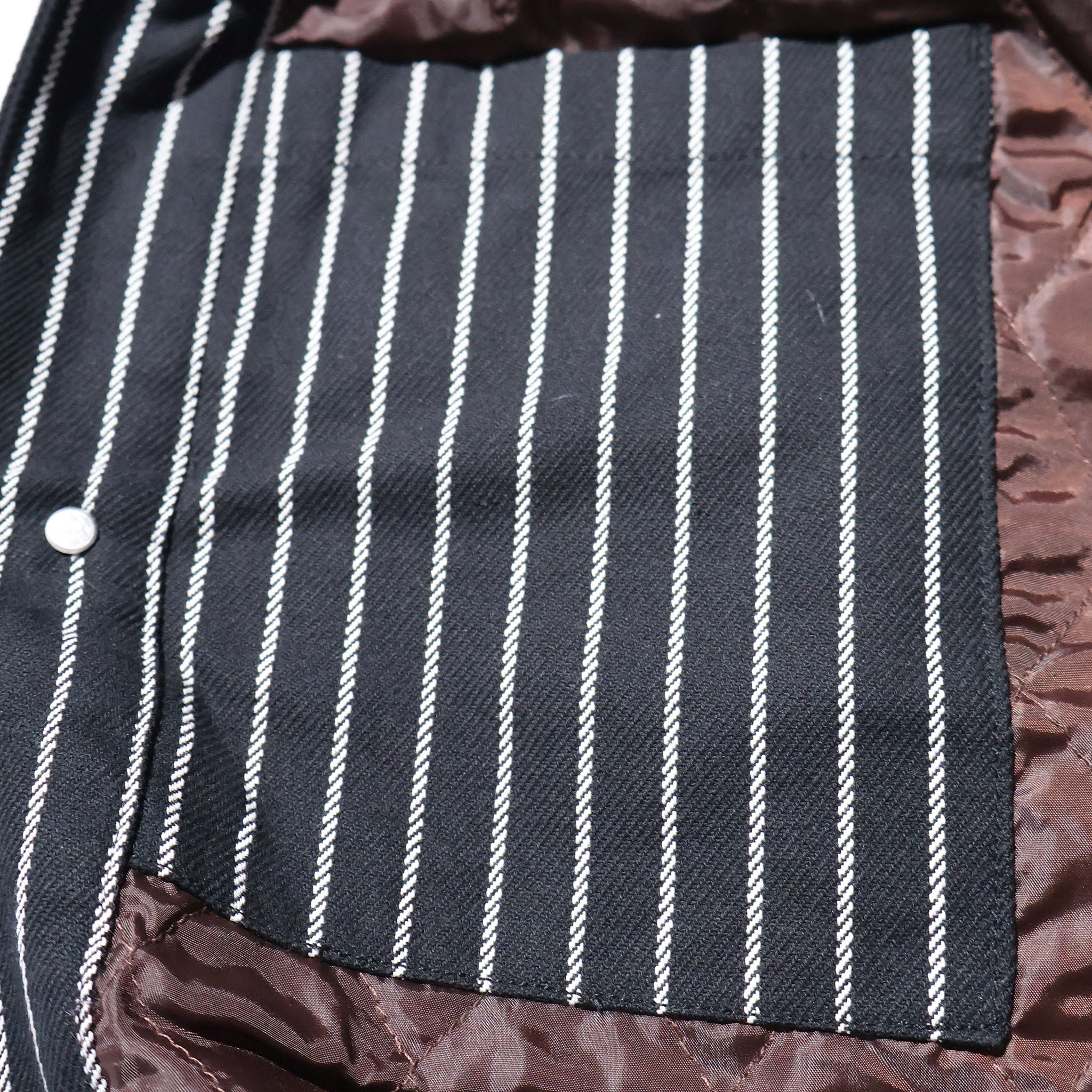 HOUSTON / 51500 STRIPE VIYELLA COVERALL BLACK