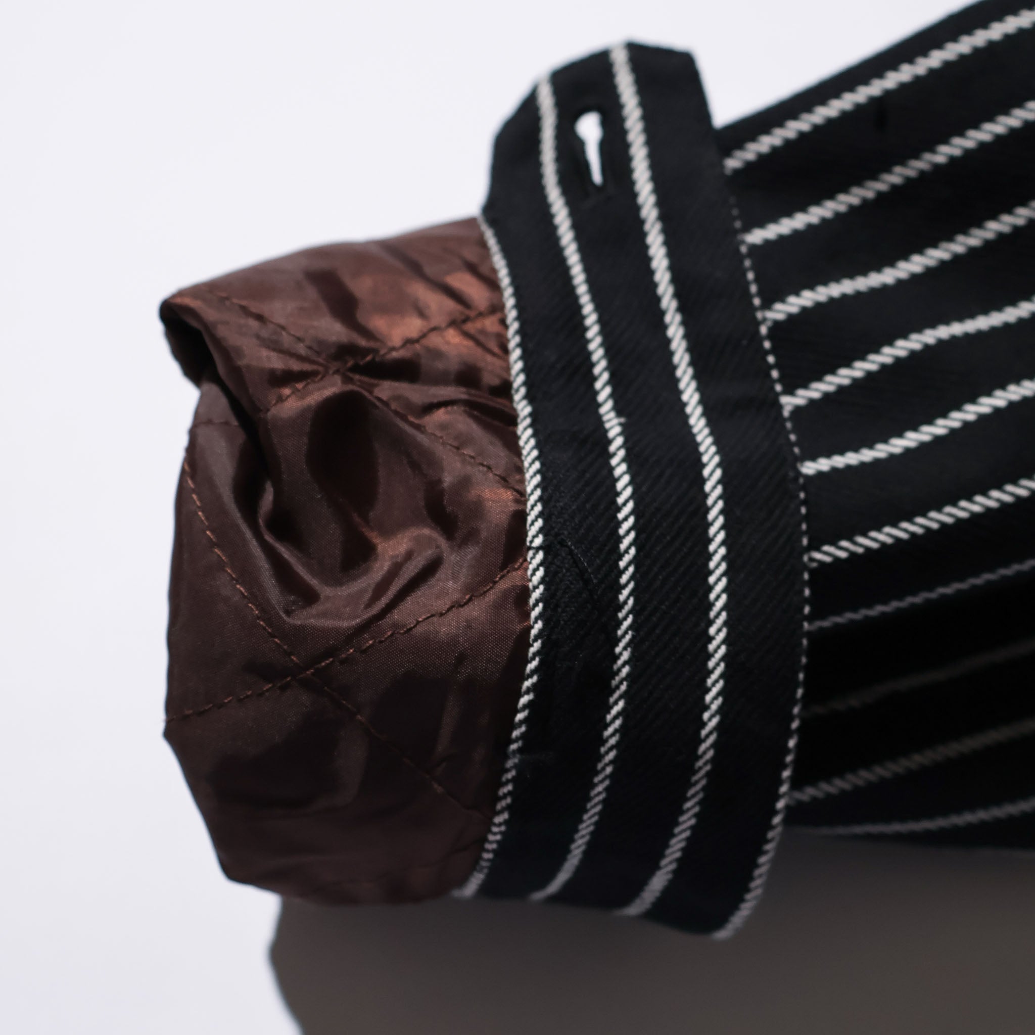 HOUSTON / 51500 STRIPE VIYELLA COVERALL BLACK