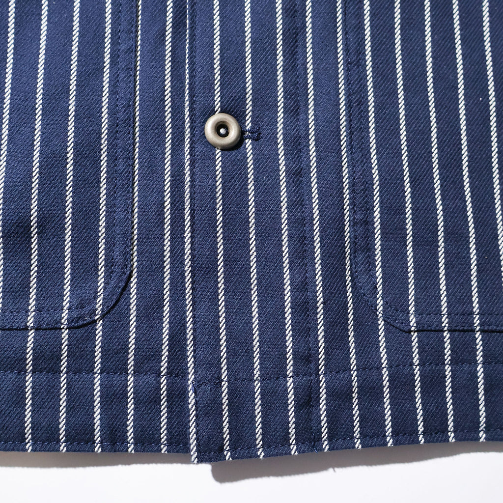 HOUSTON / 51500 STRIPE VIYELLA COVERALL NAVY