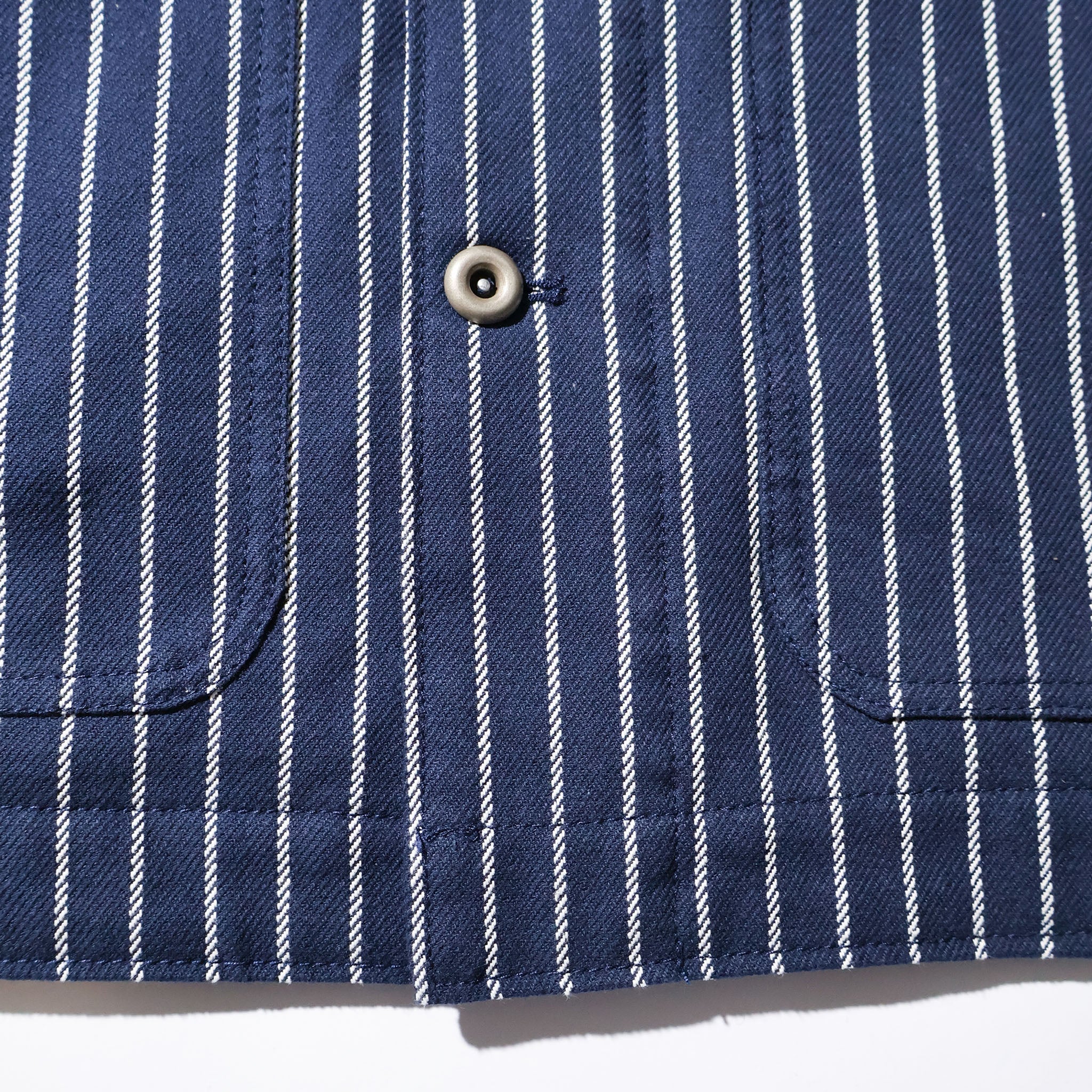 HOUSTON / 51500 STRIPE VIYELLA COVERALL NAVY