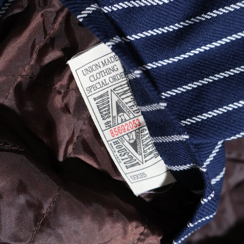 HOUSTON / 51500 STRIPE VIYELLA COVERALL NAVY