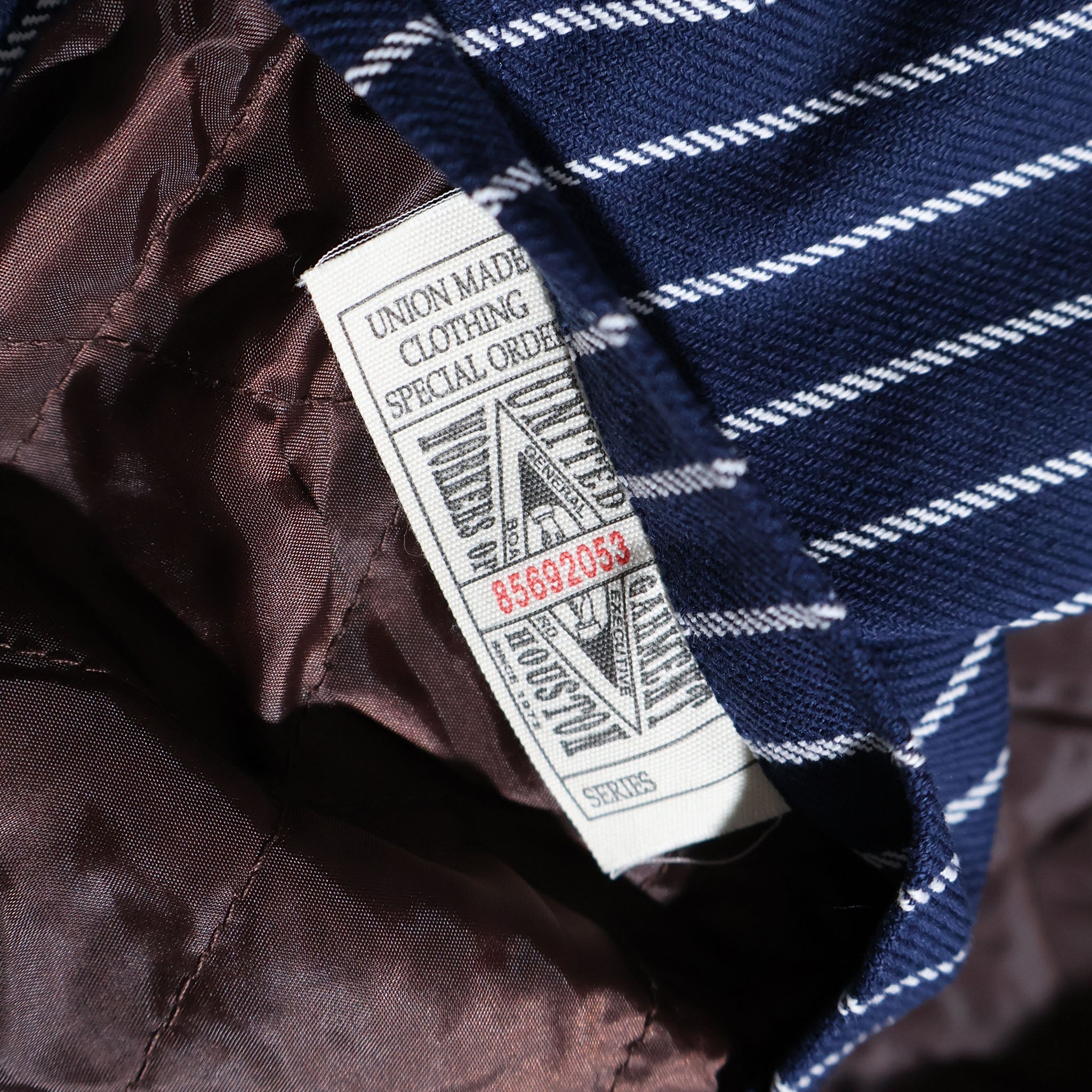 HOUSTON / 51500 STRIPE VIYELLA COVERALL NAVY