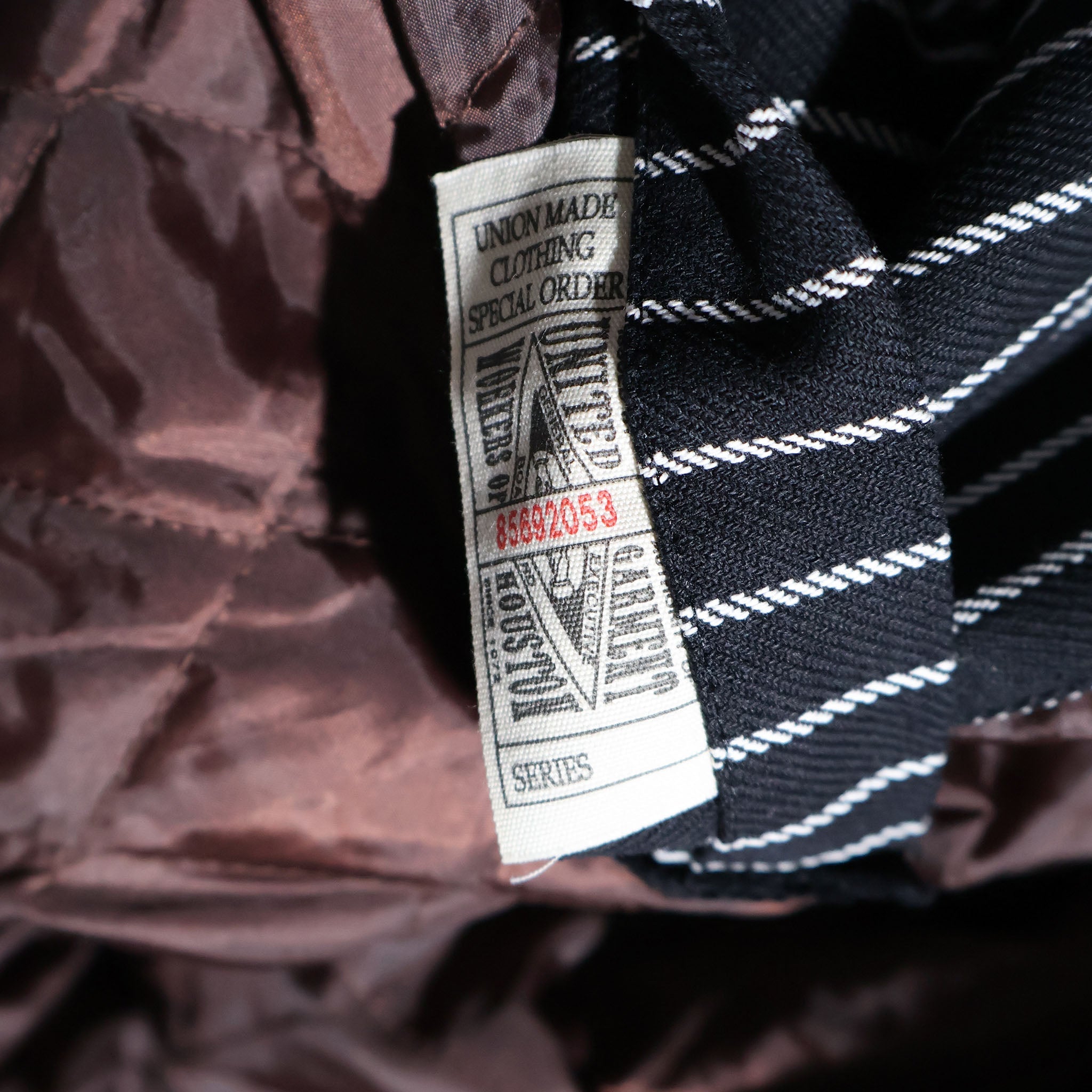 HOUSTON / 51500 STRIPE VIYELLA COVERALL BLACK