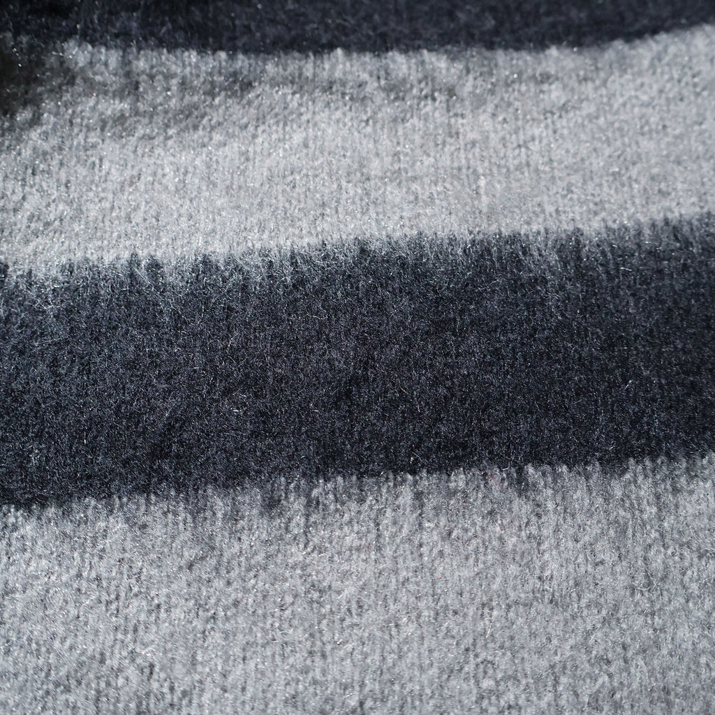 UNIVERD72 / 22335 MOHAIR TOUCH ZIP PARKA  GRAY (BORDER)