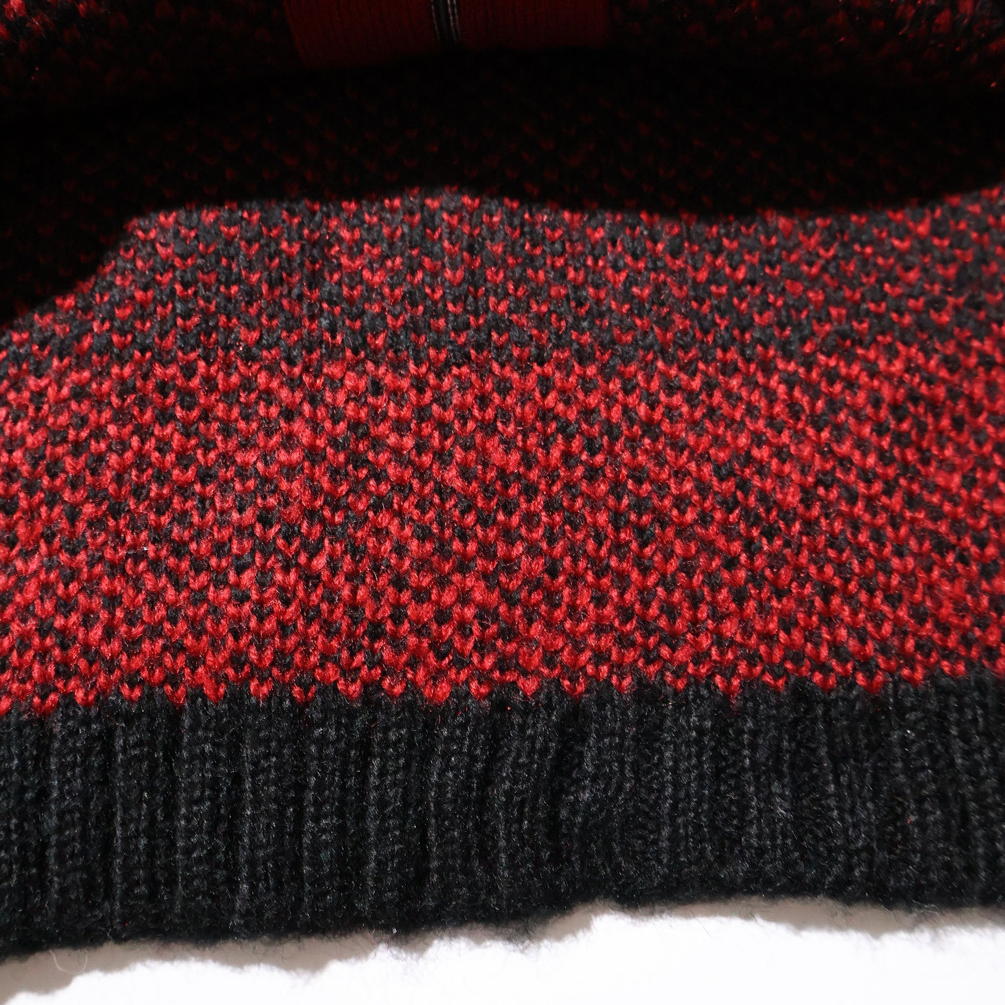 UNIVERD72 / 22335 MOHAIR TOUCH ZIP PARKA  RED (BORDER)