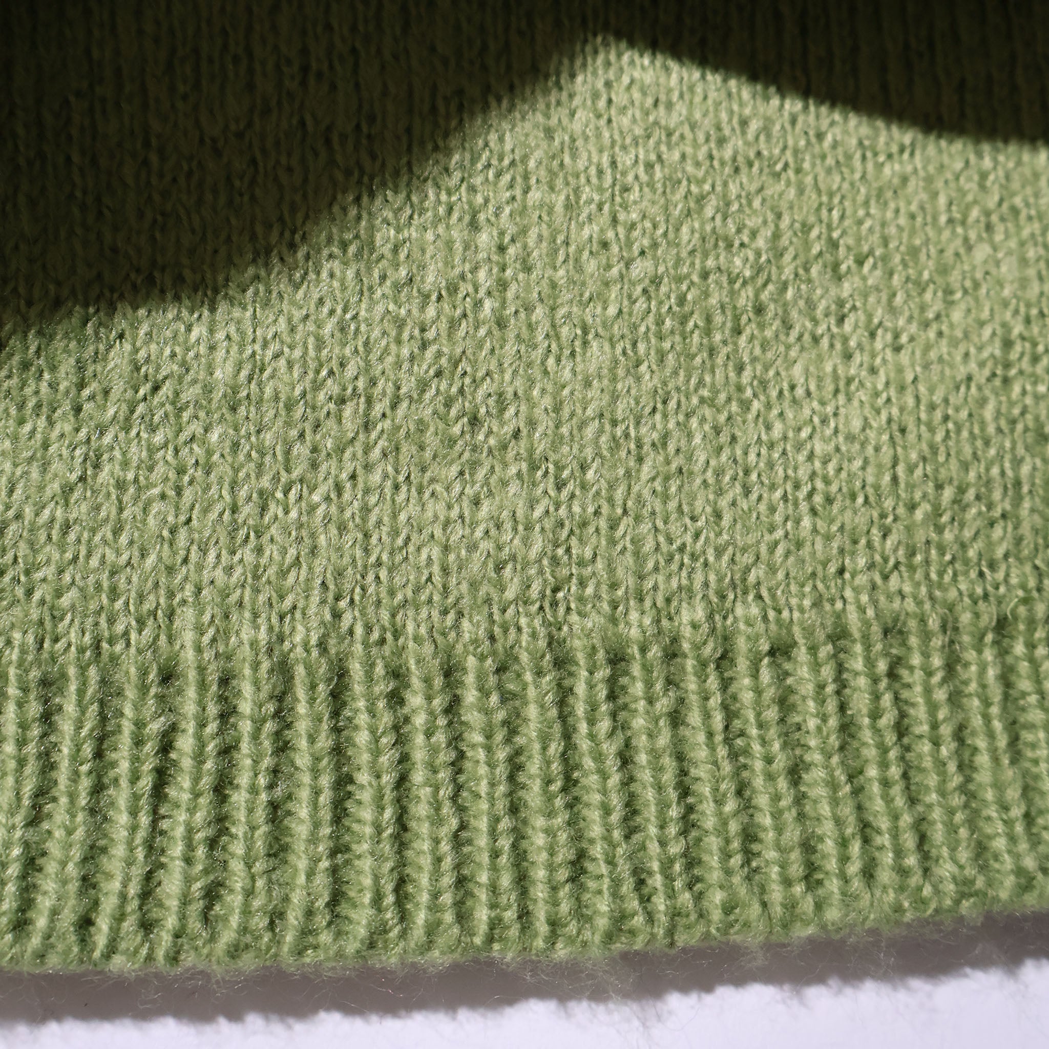 UNIVERD72 / 22327 MOHAIR TOUCH CREW NECK SWEATER GREEN