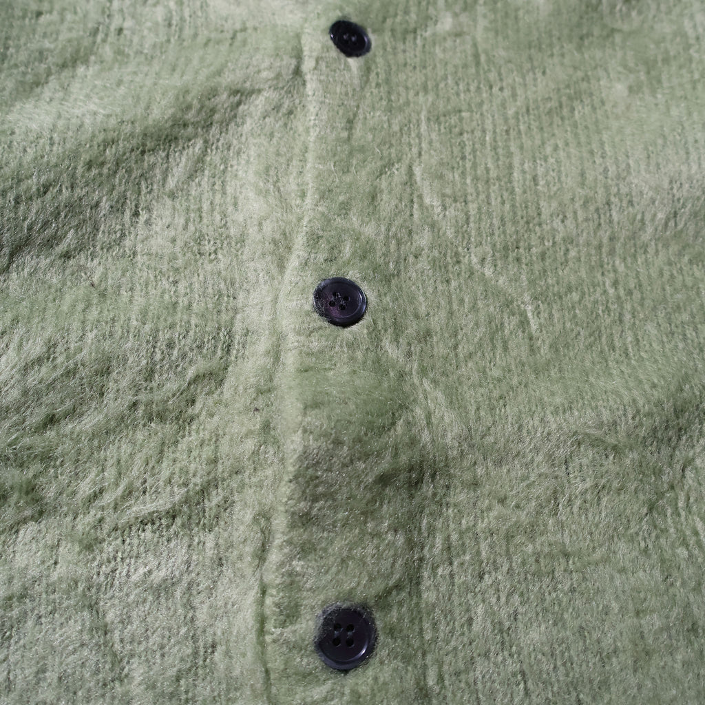 UNIVERD72 / 22326 MOHAIR TOUCH CARDIGAN GREEN