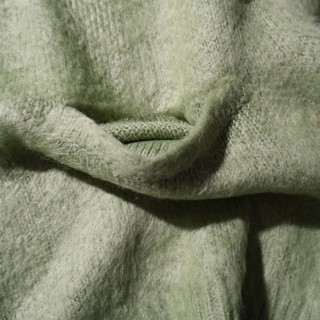 UNIVERD72 / 22326 MOHAIR TOUCH CARDIGAN GREEN