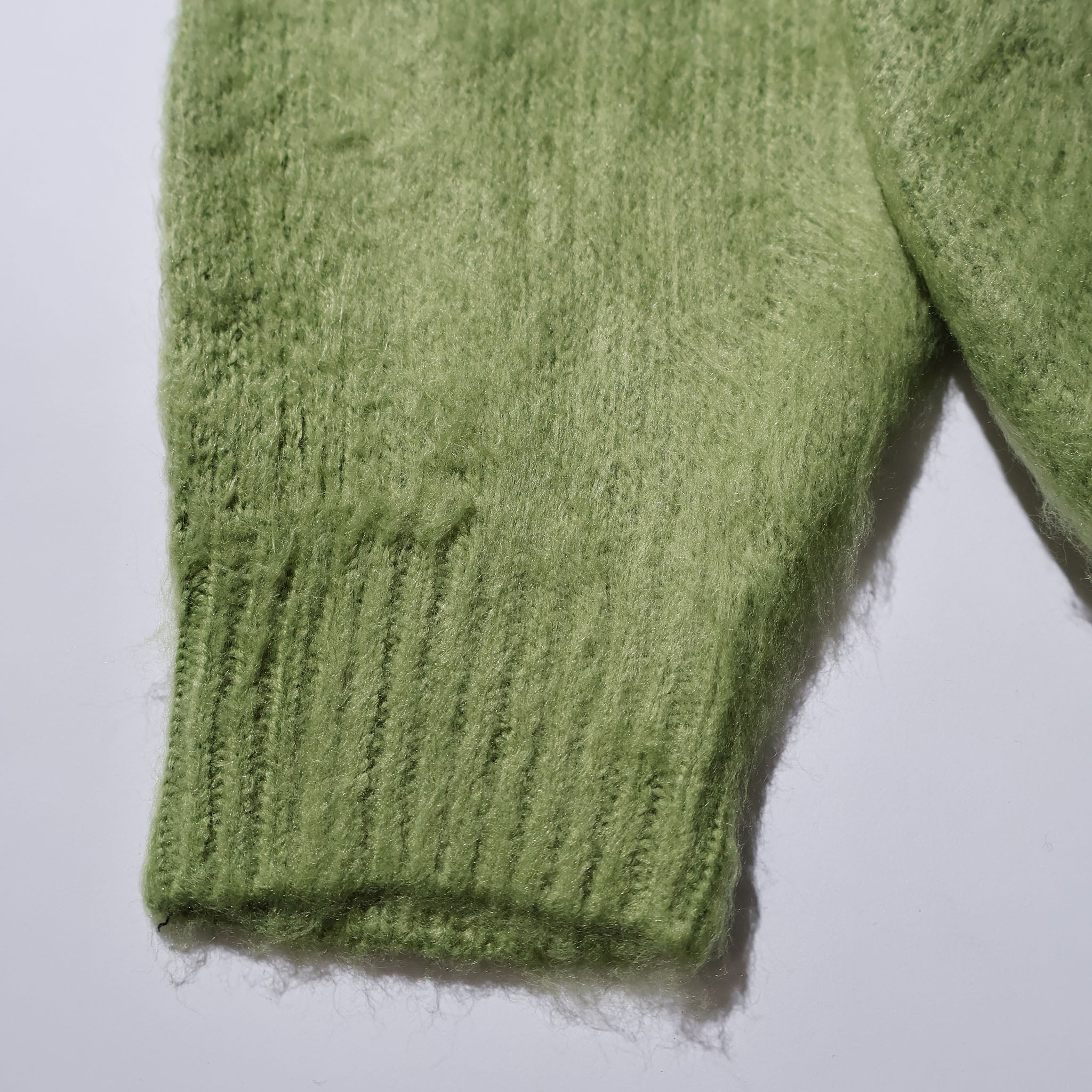 UNIVERD72 / 22326 MOHAIR TOUCH CARDIGAN GREEN