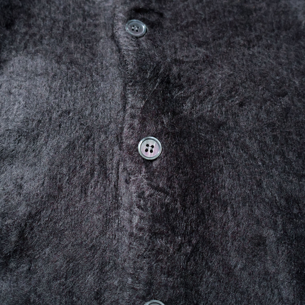 UNIVERD72 / 22326 MOHAIR TOUCH CARDIGAN BLACK