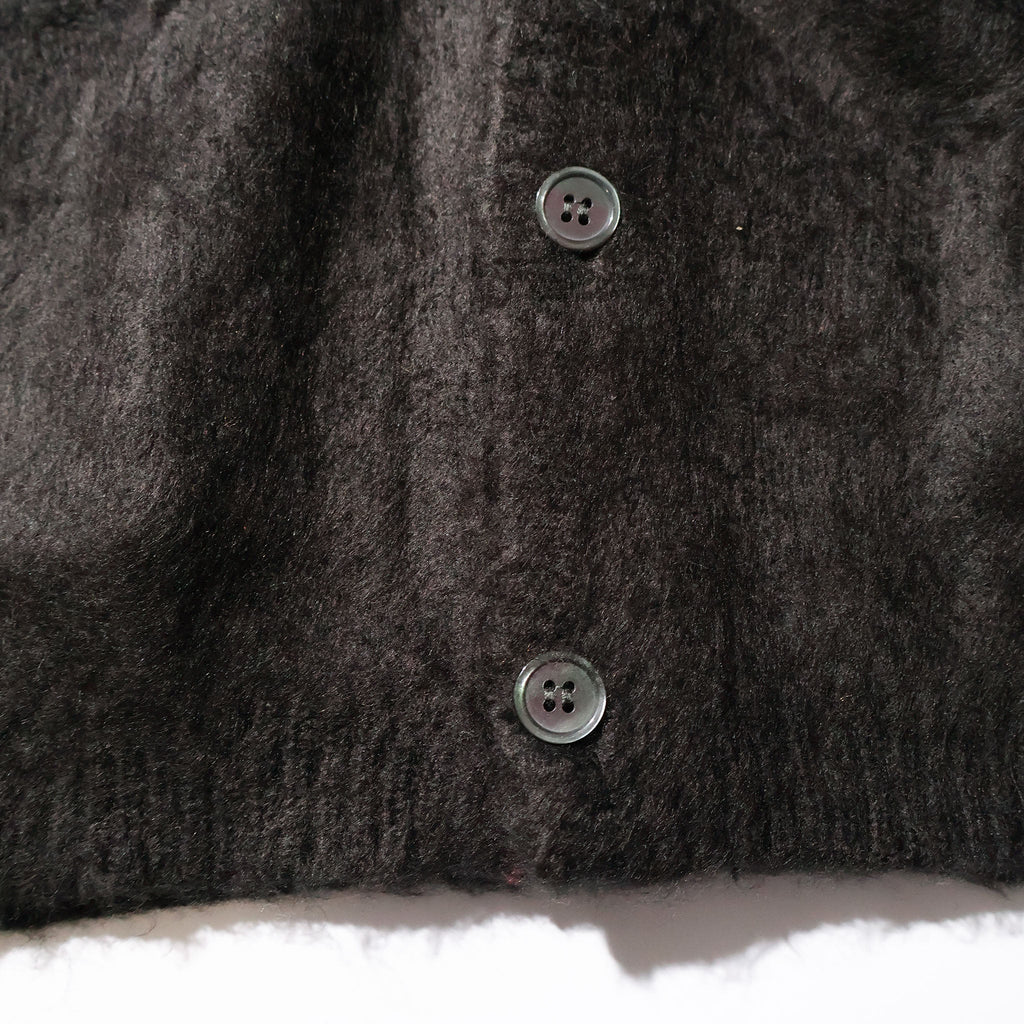 UNIVERD72 / 22326 MOHAIR TOUCH CARDIGAN BLACK