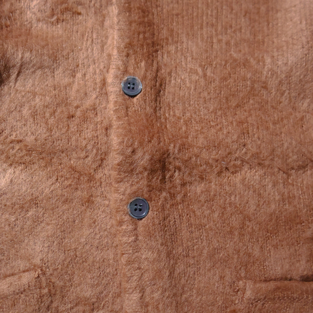 UNIVERD72 / 22326 MOHAIR TOUCH CARDIGAN BROWN