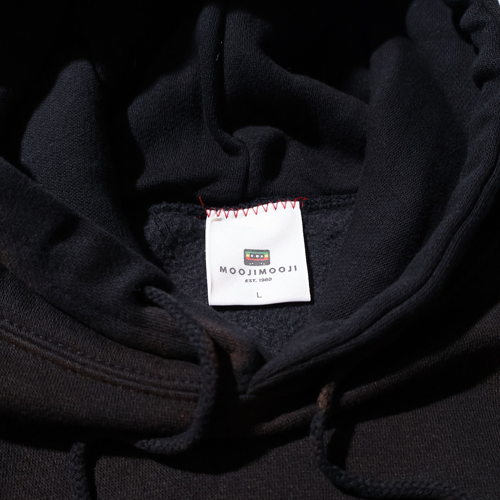 MOOJIMOOJI / CLASSIC HOODIE AGED BLACK