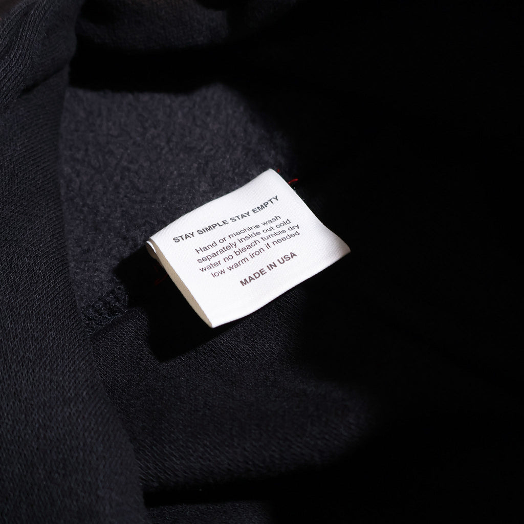 MOOJIMOOJI / CLASSIC HOODIE AGED BLACK