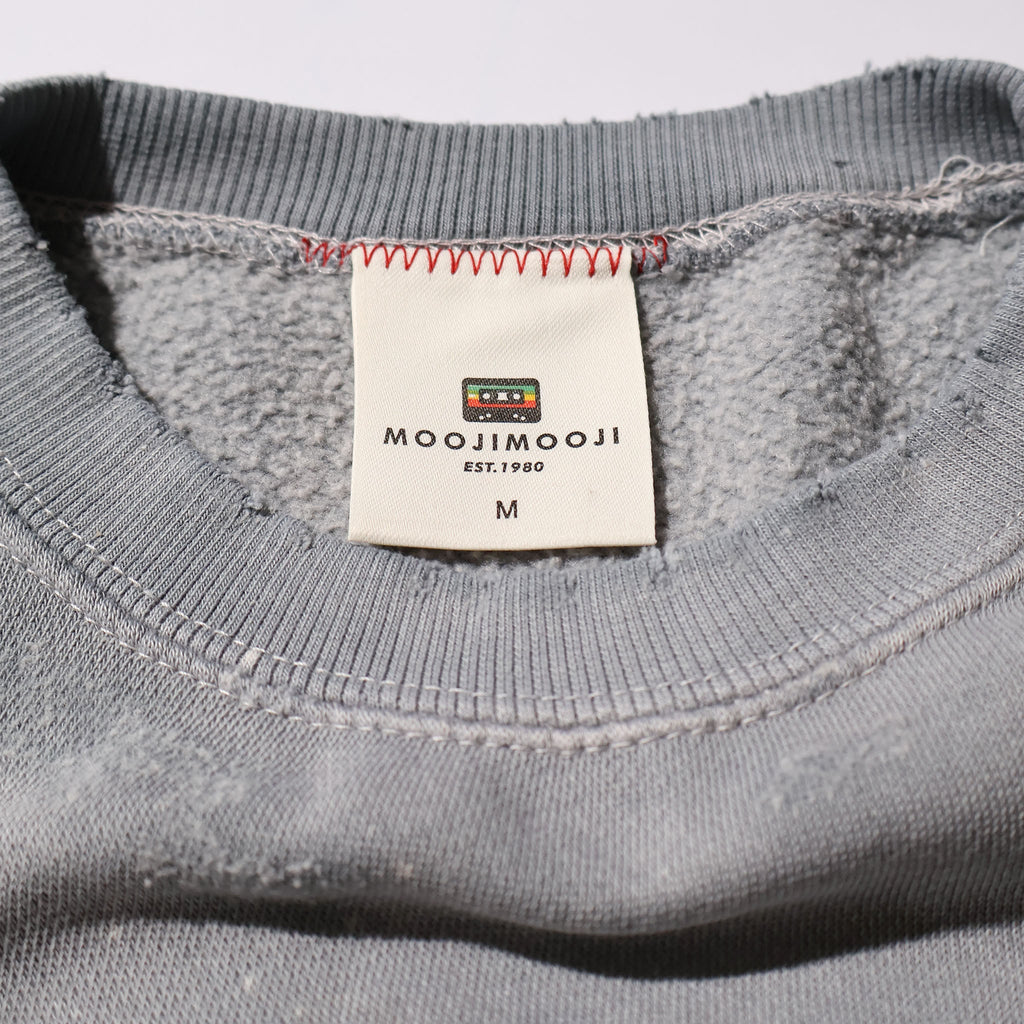 MOOJIMOOJI / CLASSIC SWEAT SPLATTER GRAY