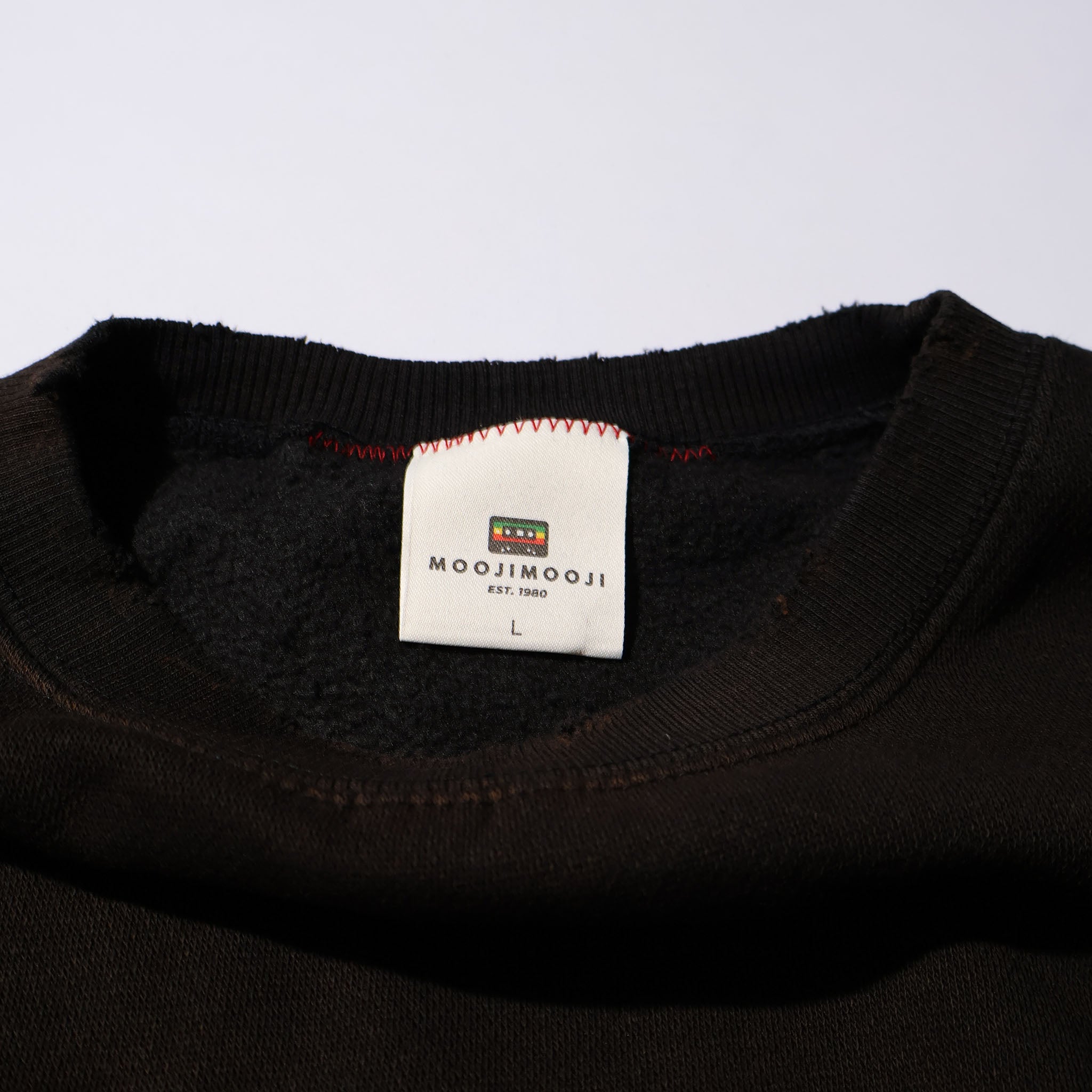 MOOJIMOOJI / CLASSIC SWEAT AGED BLACK