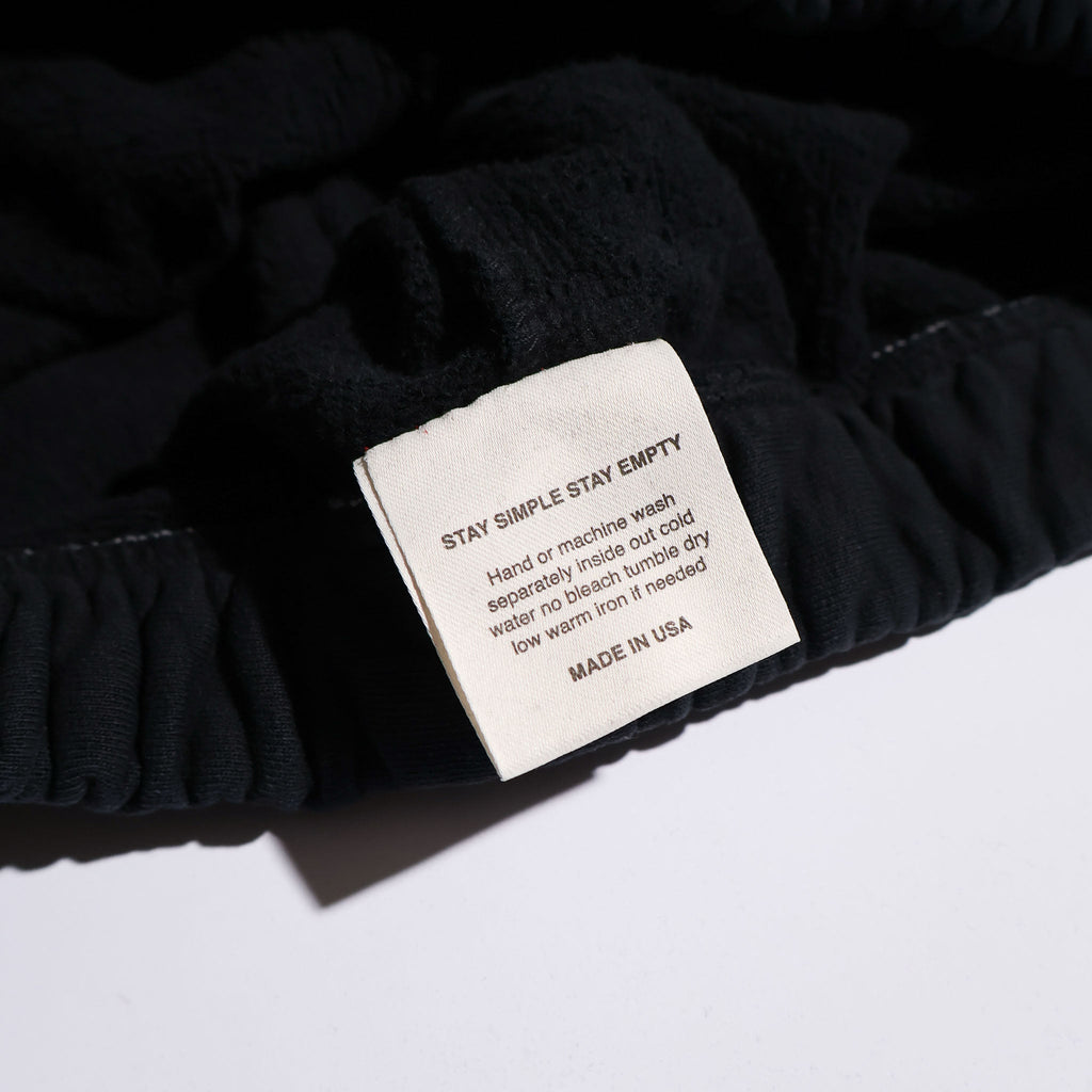MOOJIMOOJI / SWEAT 04 PANTS AGED BLACK