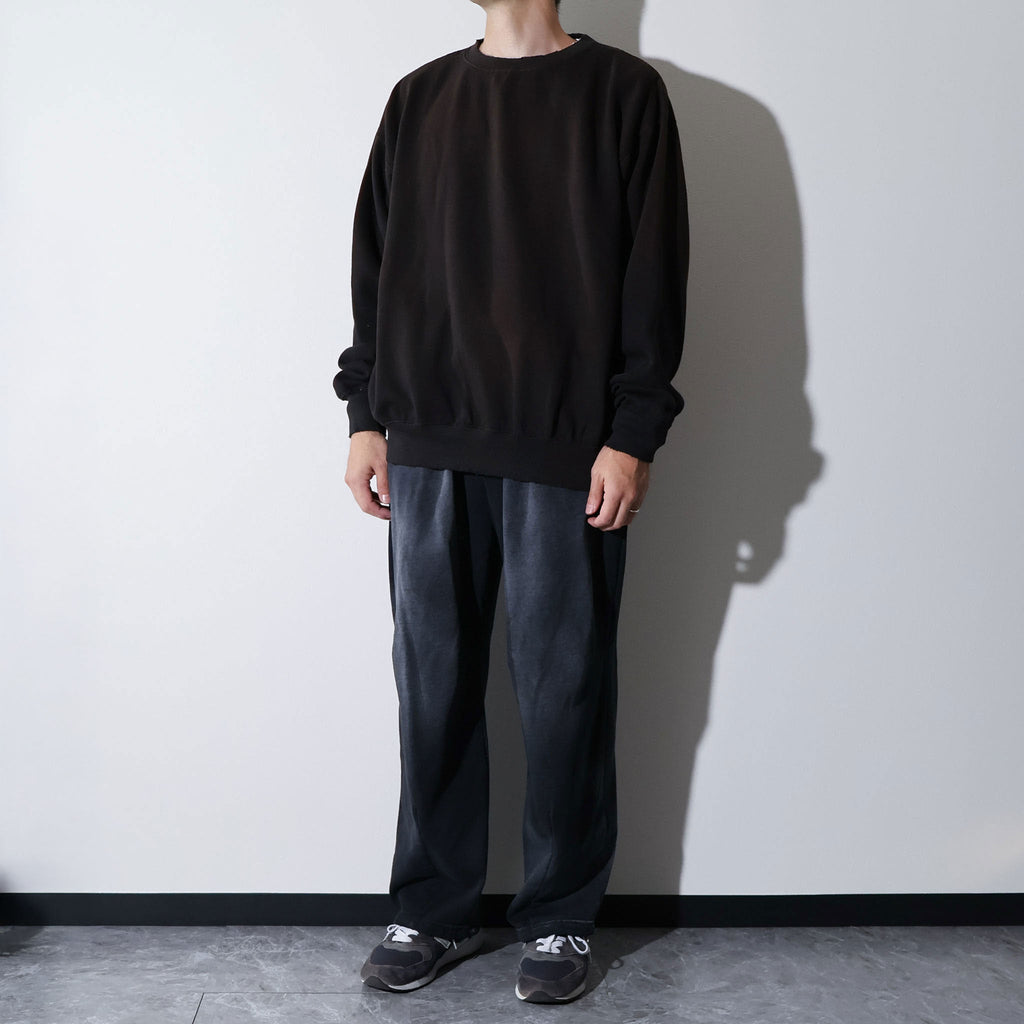 MOOJIMOOJI / CLASSIC SWEAT AGED BLACK