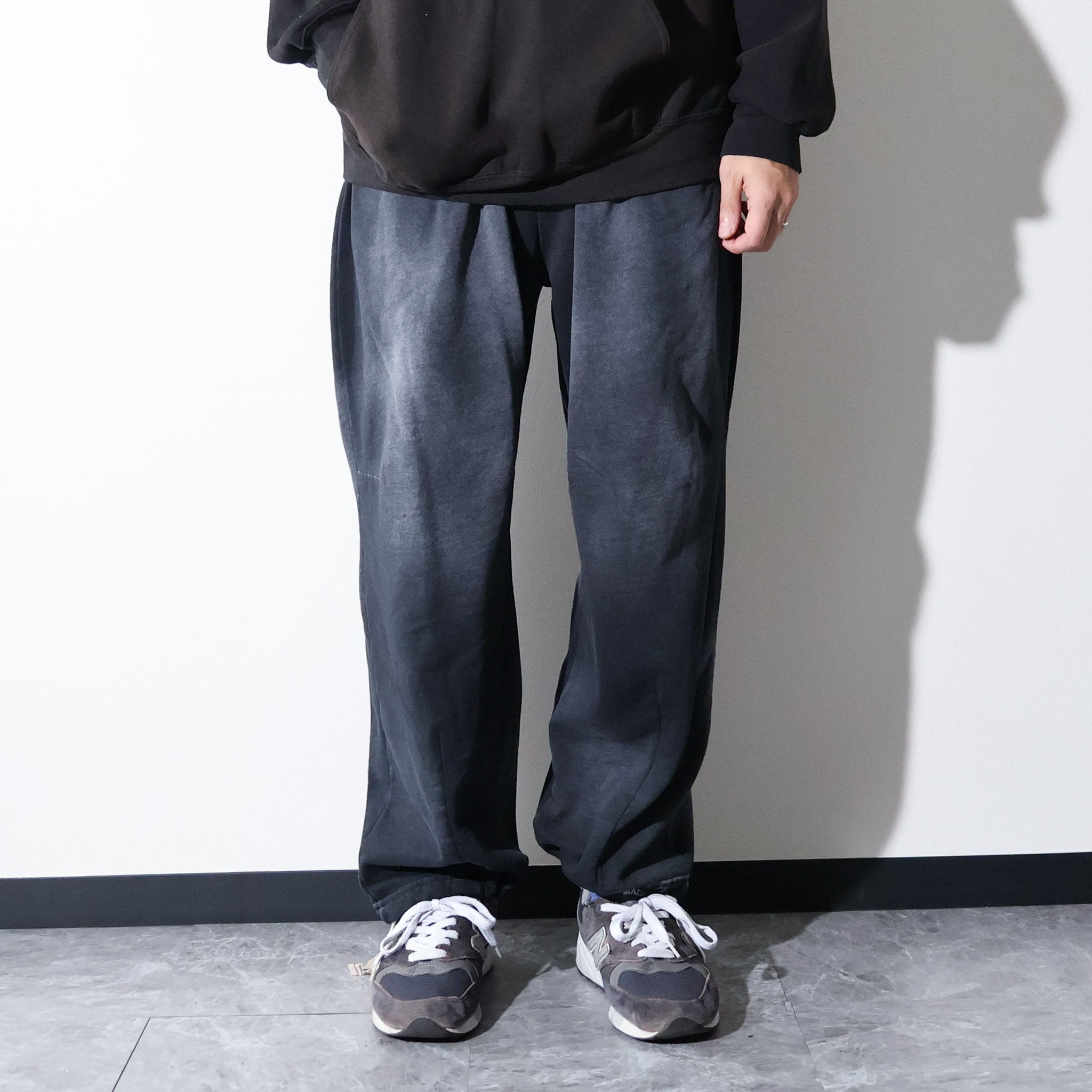 MOOJIMOOJI / SWEAT 04 PANTS AGED BLACK
