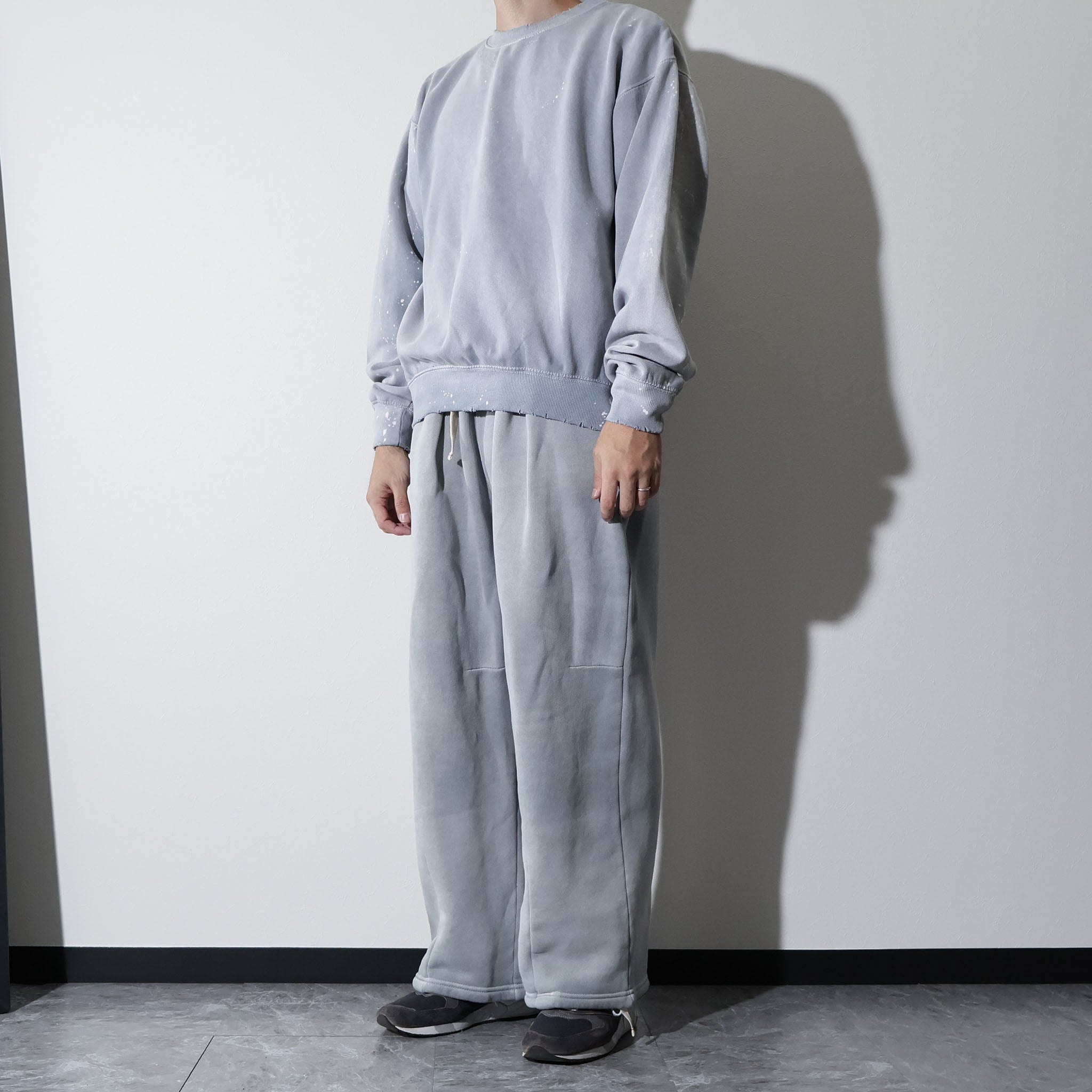 MOOJIMOOJI / SWEAT 04 PANTS AGED GRAY