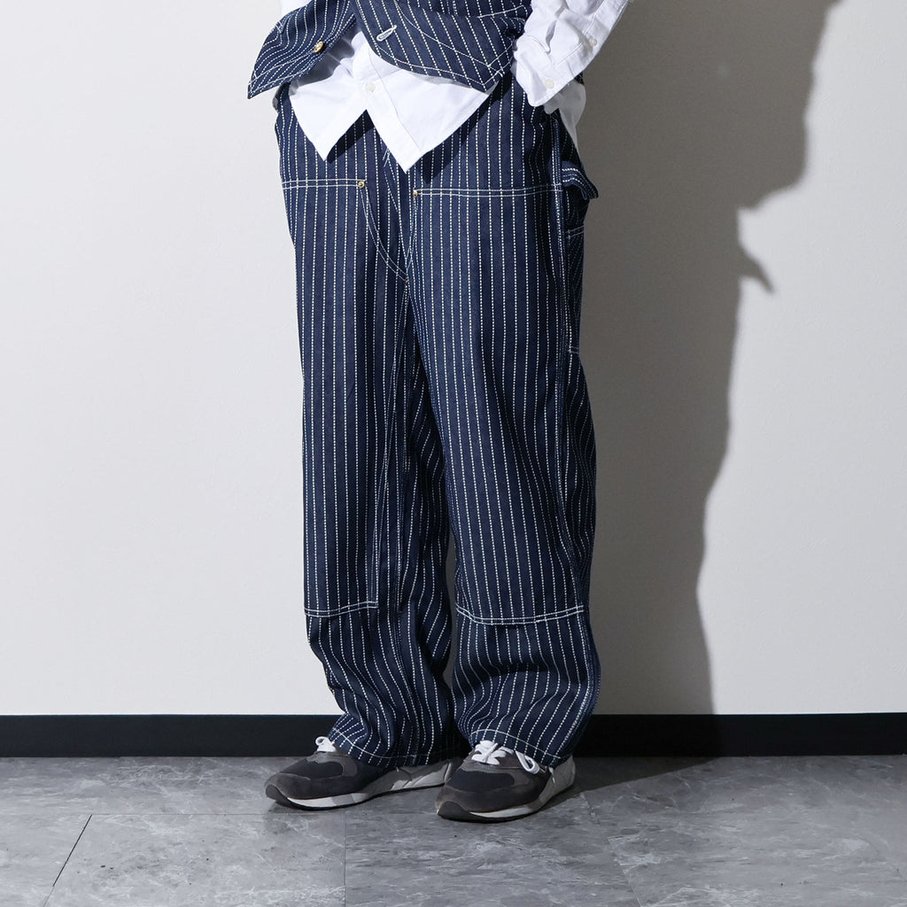 HOUSTON / 10165 WABASH DENIM DOUBLE KNEE PAINTER PANTS