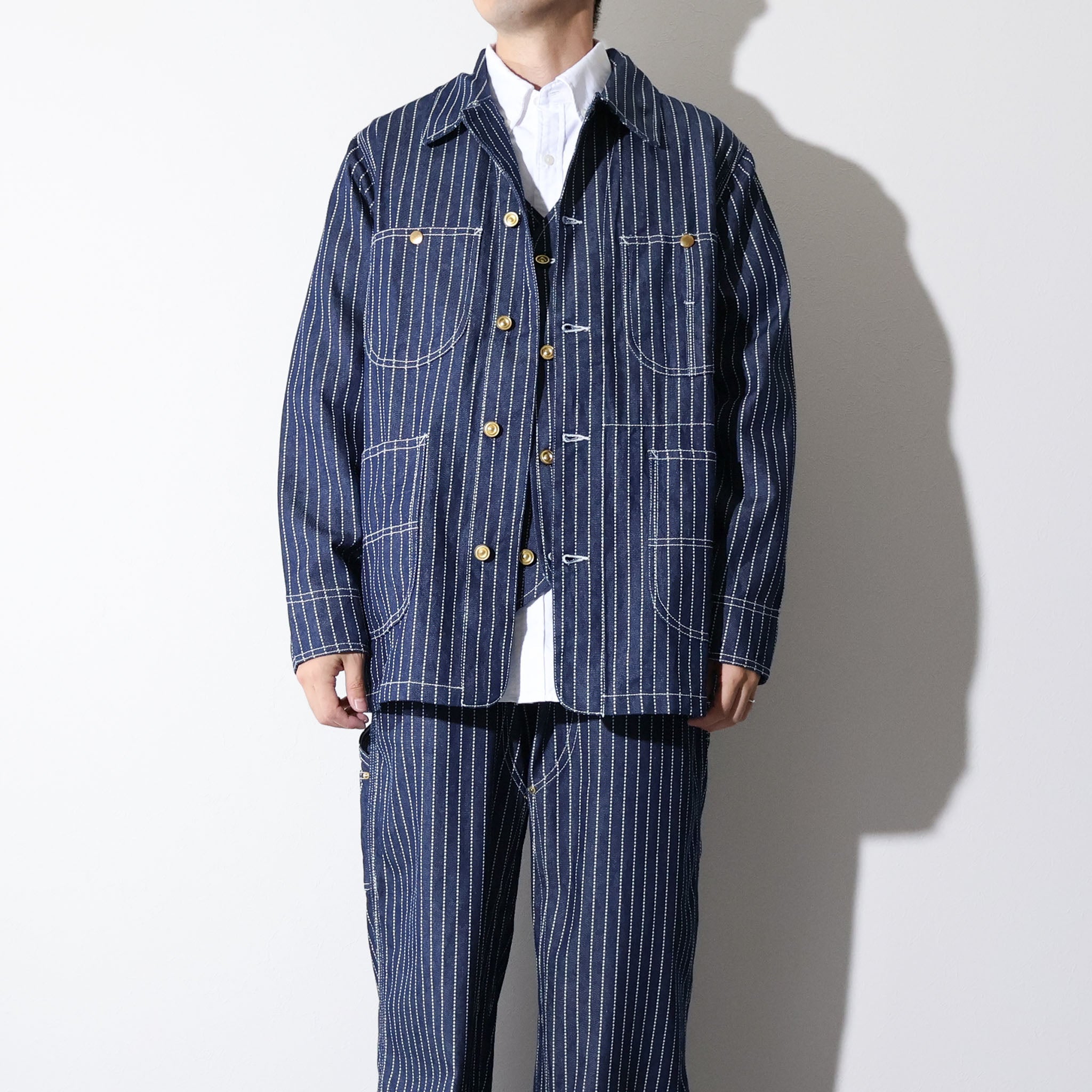 HOUSTON / 51548 WABASH DENIM RAILROAD COVERAL