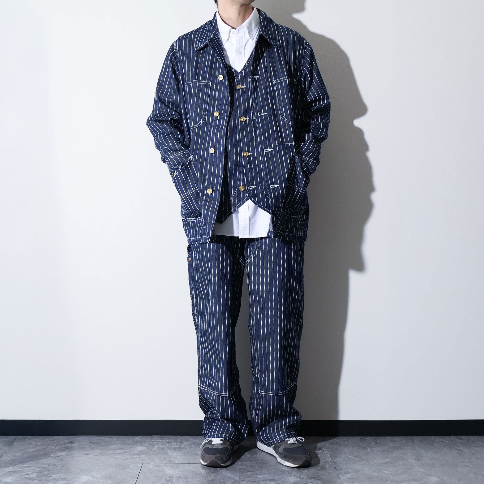 HOUSTON / 51548 WABASH DENIM RAILROAD COVERAL