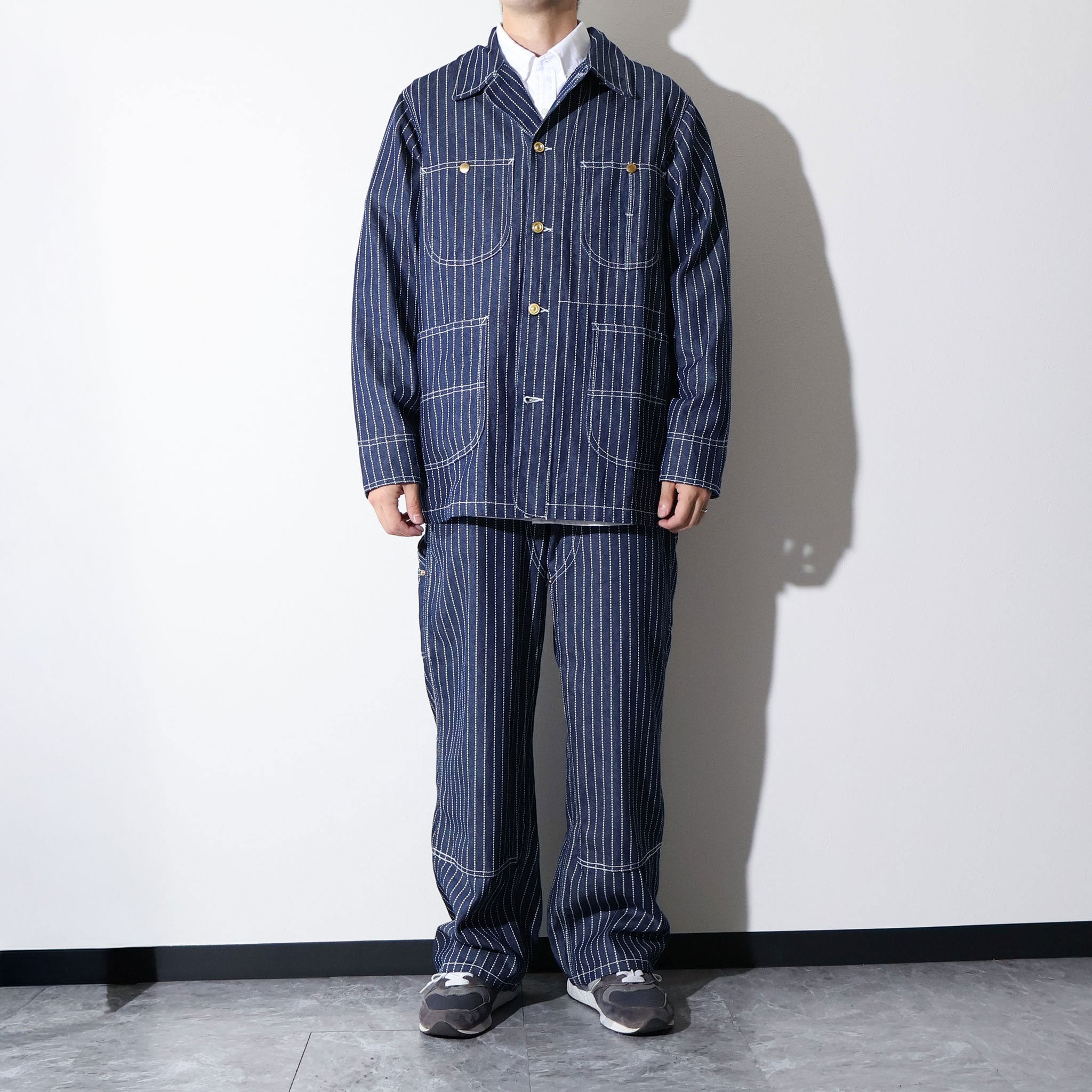 HOUSTON / 51548 WABASH DENIM RAILROAD COVERAL