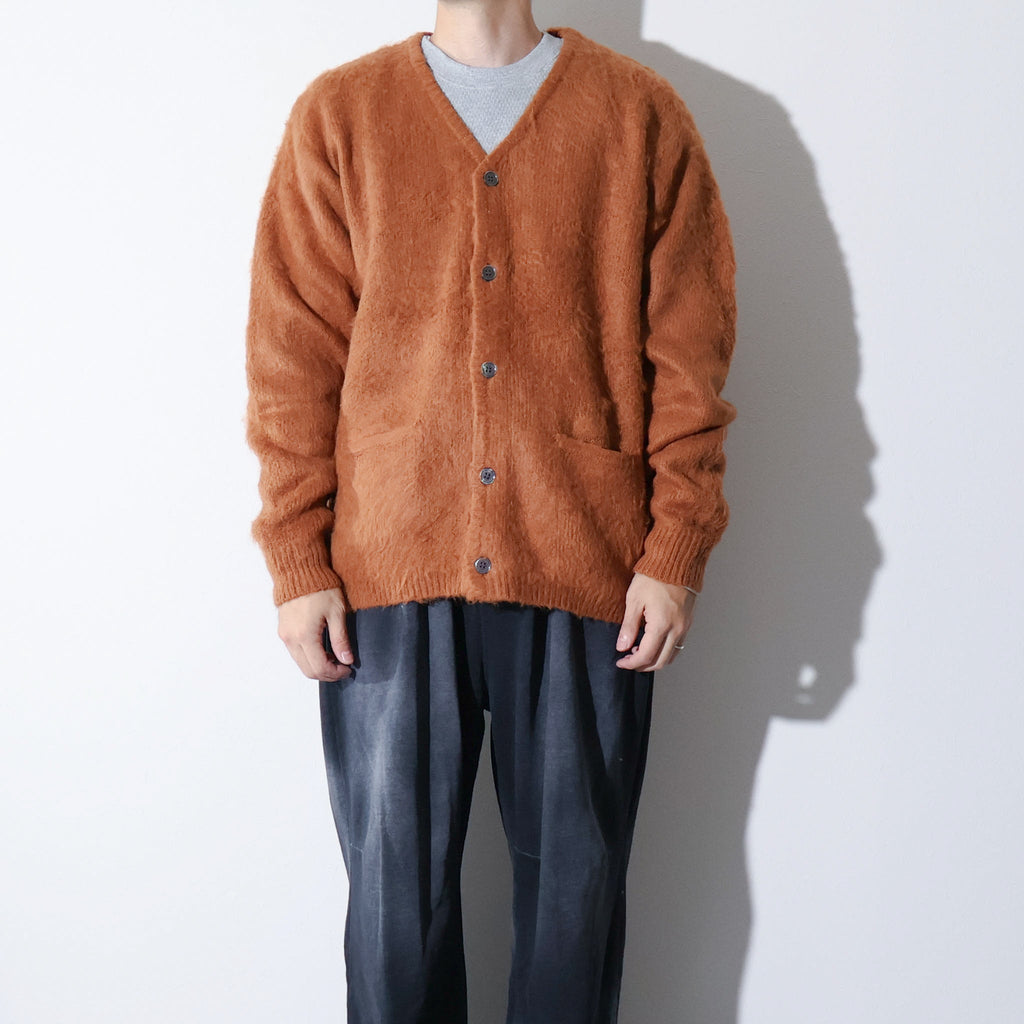 UNIVERD72 / 22326 MOHAIR TOUCH CARDIGAN BROWN