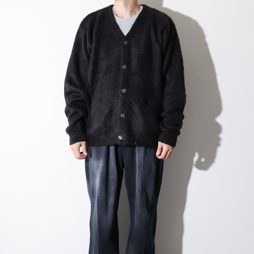 UNIVERD72 / 22326 MOHAIR TOUCH CARDIGAN BLACK