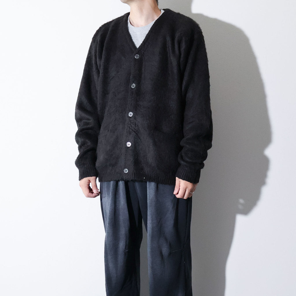 UNIVERD72 / 22326 MOHAIR TOUCH CARDIGAN BLACK