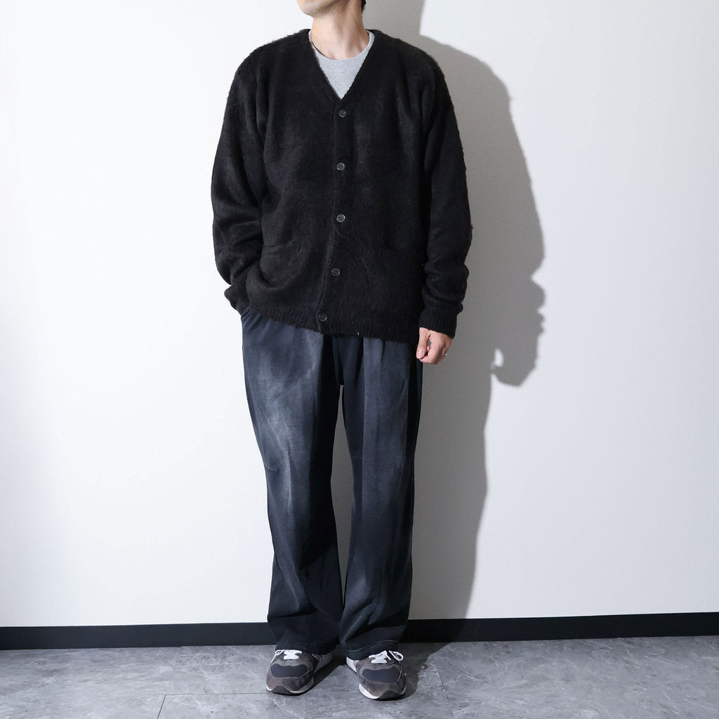 UNIVERD72 / 22326 MOHAIR TOUCH CARDIGAN BLACK