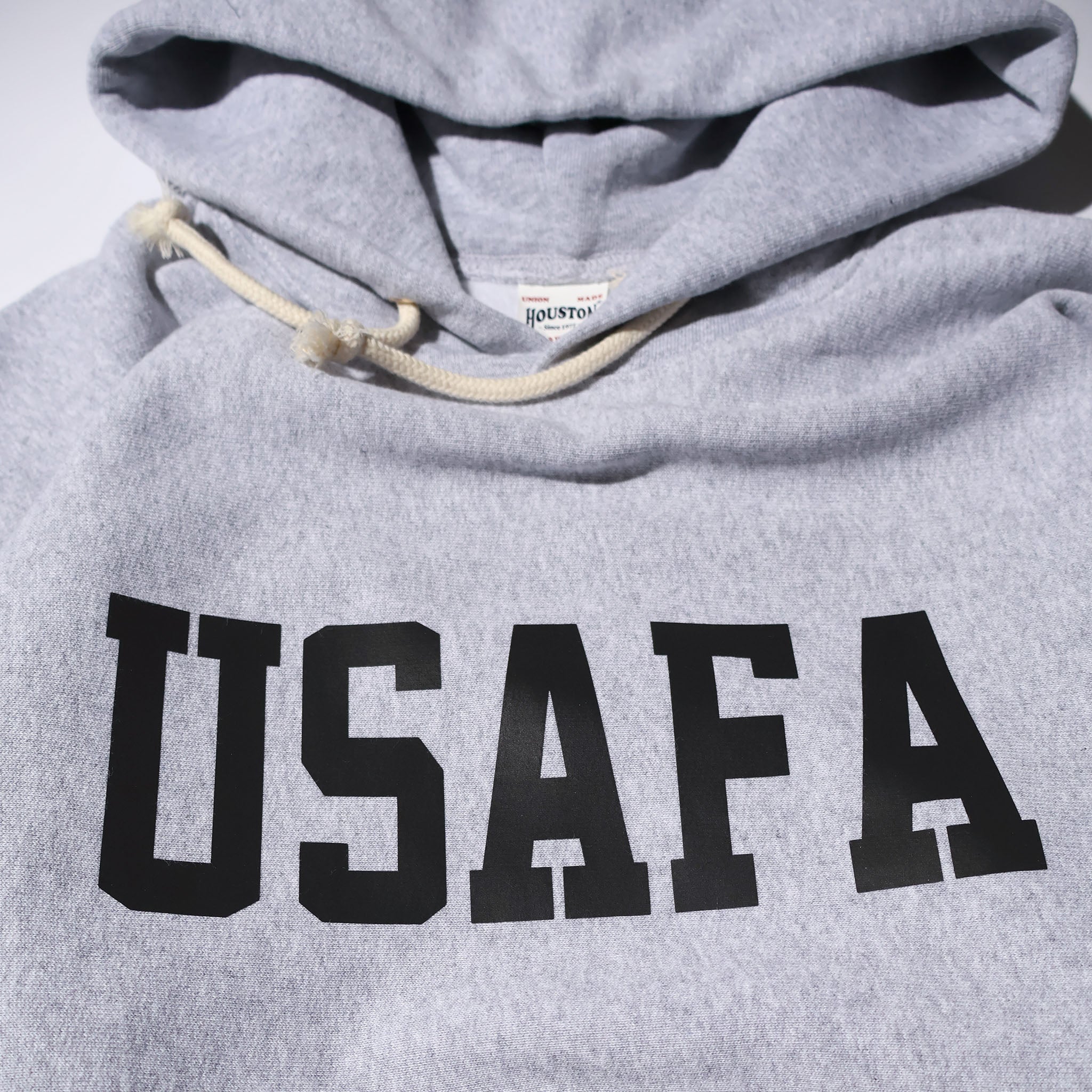 HOUSTON / 22370 PRINT U.S COTTON R/W HOODIE (USAFA) GRAY