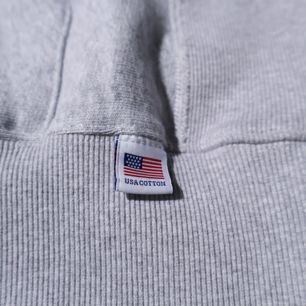 HOUSTON / 22370 PRINT U.S COTTON R/W HOODIE (USAFA) GRAY