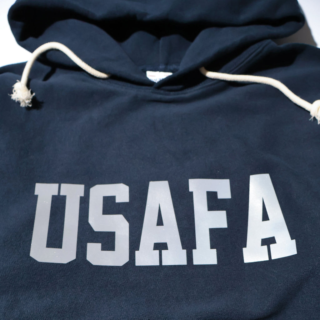 HOUSTON / 22370 PRINT U.S COTTON R/W HOODIE (USAFA) NAVY