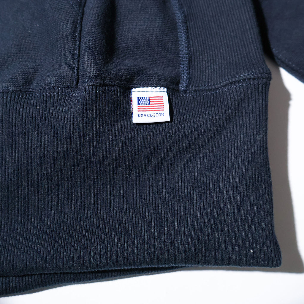 HOUSTON / 22370 PRINT U.S COTTON R/W HOODIE (USAFA) NAVY