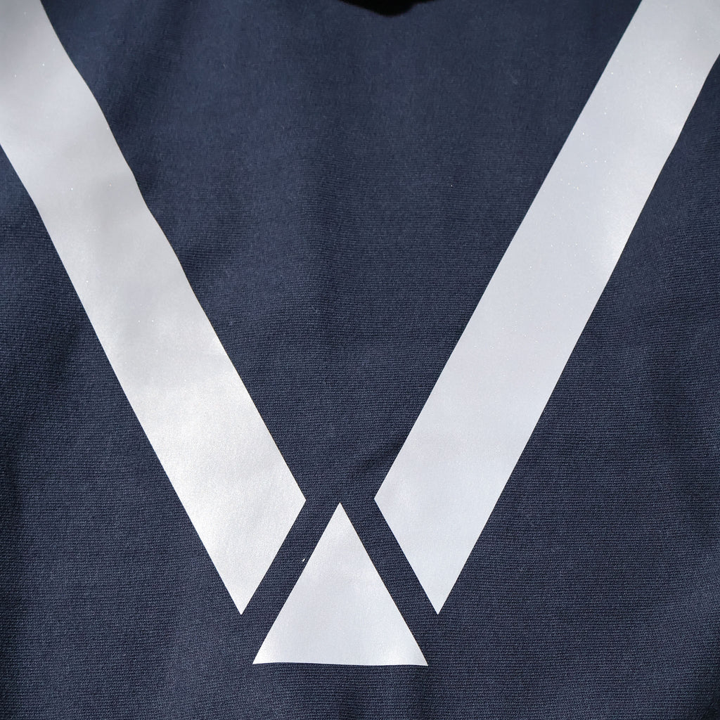 HOUSTON / 22370 PRINT U.S COTTON R/W HOODIE (USAFA) NAVY