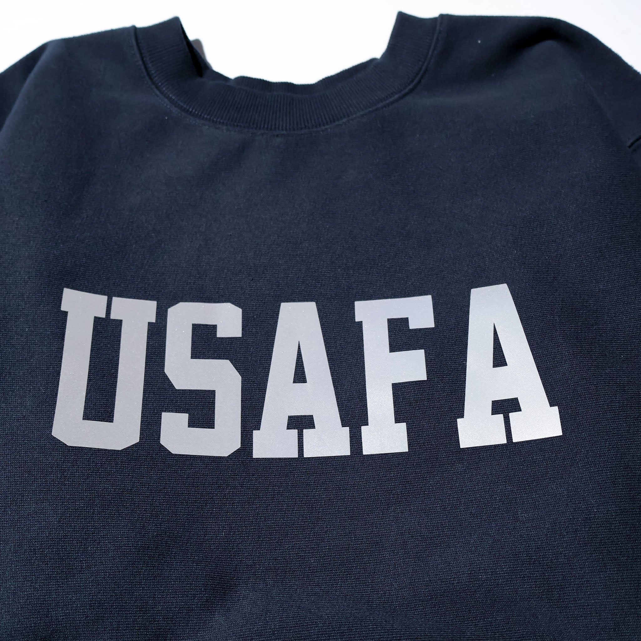HOUSTON / 22369 PRINT U.S COTTON R/W SWEAT (USAFA) NAVY