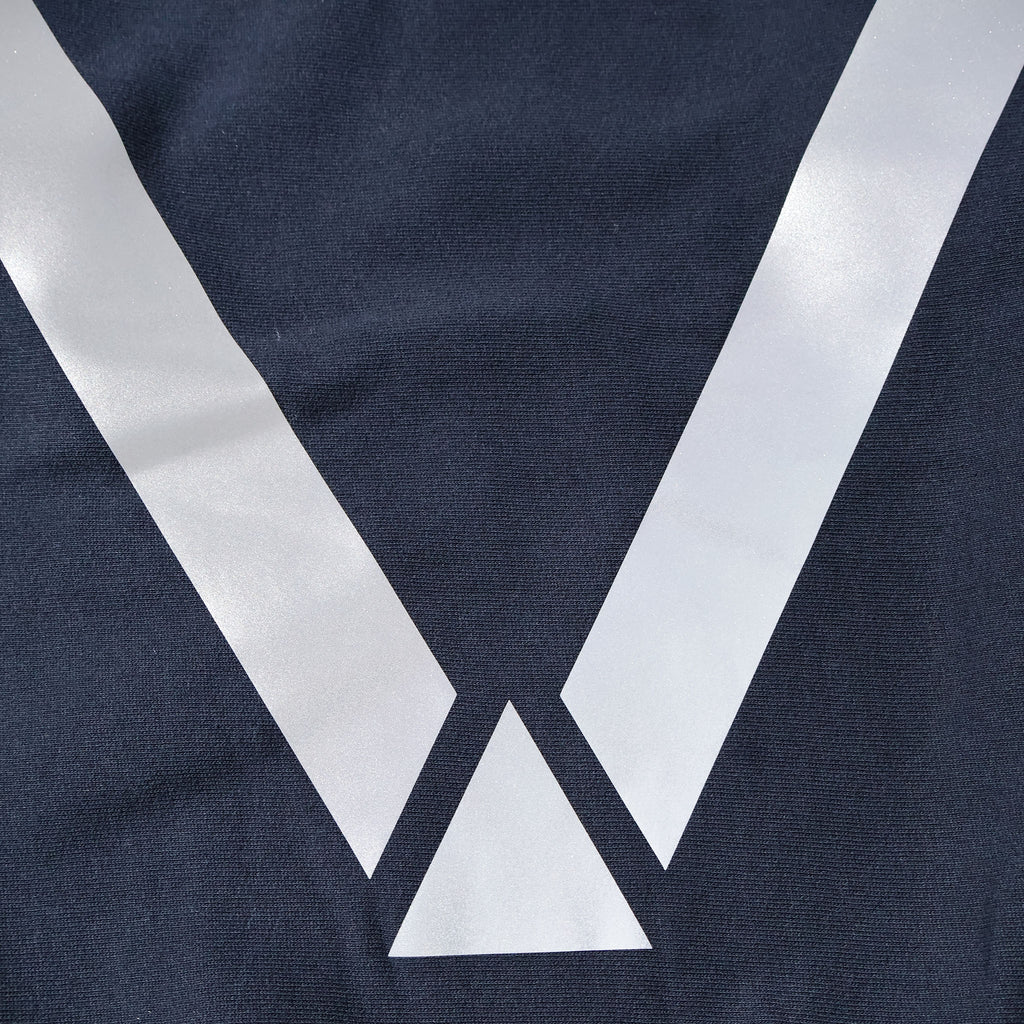 HOUSTON / 22369 PRINT U.S COTTON R/W SWEAT (USAFA) NAVY